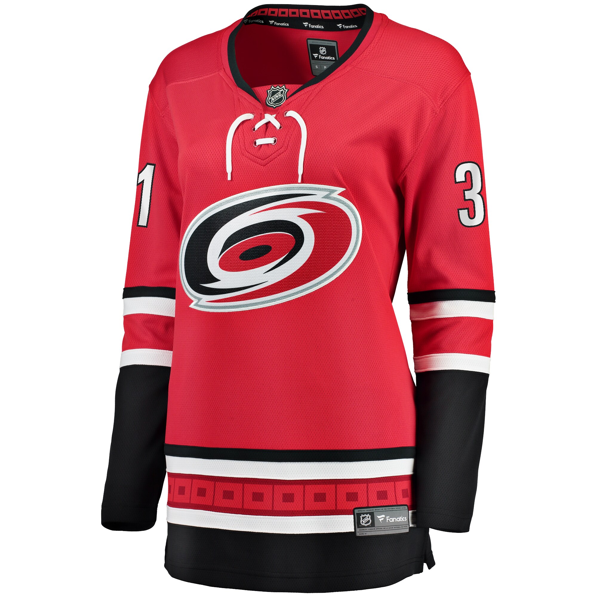 Carolina Hurricanes Frederik Andersen Red Alternate Breakaway Player NHL Jersey Women's