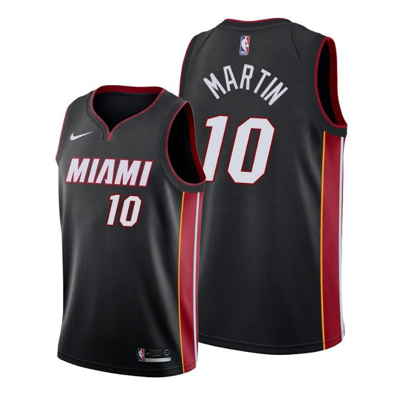 Caleb Martin 10 Miami Heat Icon Edition Black NBA Jersey Men's