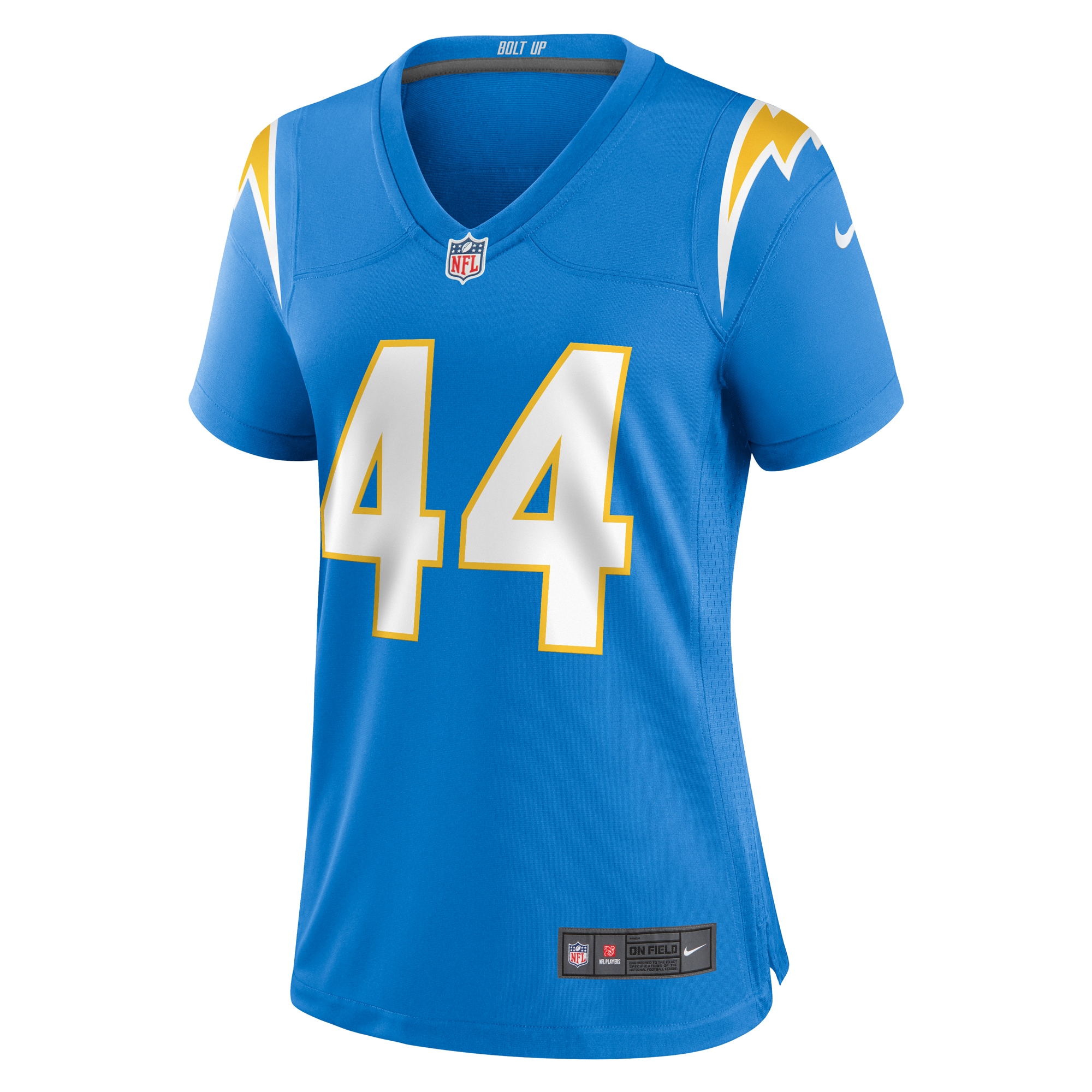 Los Angeles Chargers Tanner Muse Powder Blue Team Game NFL Jersey Women's