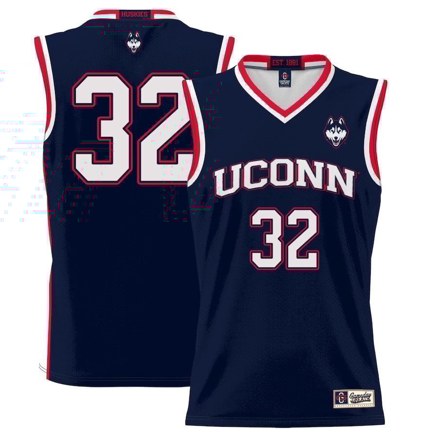 Donovan Clingan 32 UConn Huskies Navy NCAA Jersey Men's