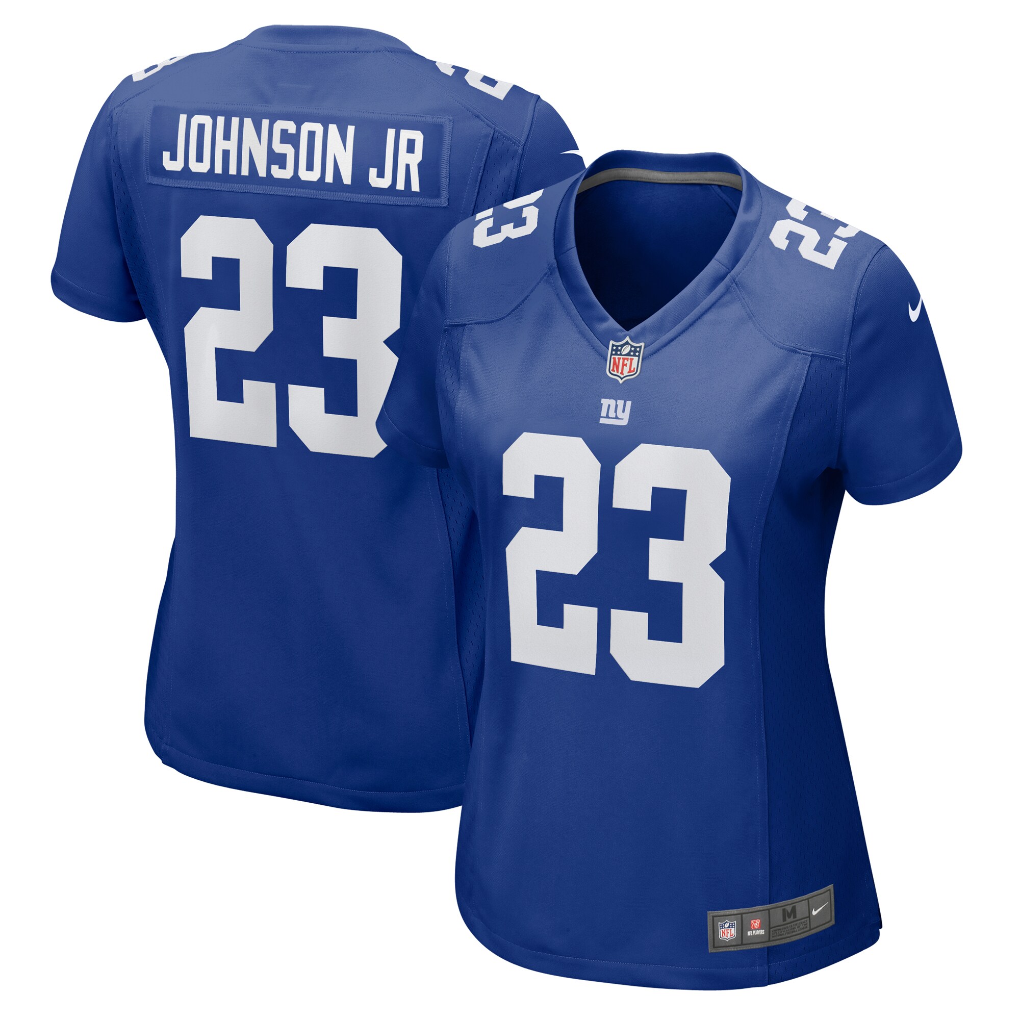New York Giants Anthony Johnson Jr. Royal Game NFL Jersey Women's