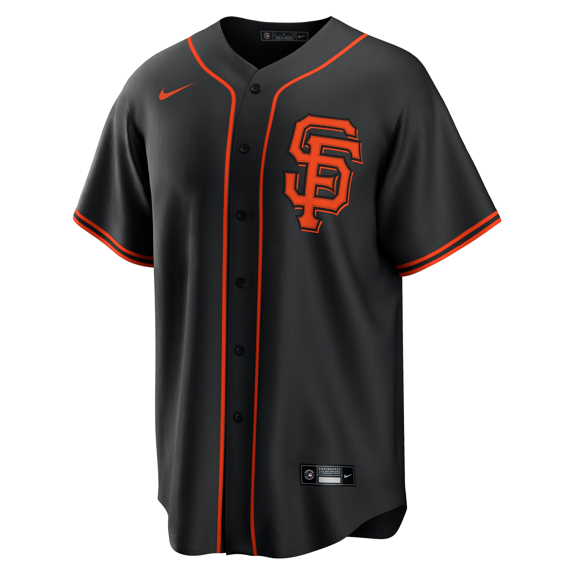 San Francisco Giants Willy Adames Black Alternate MLB Jersey Men's
