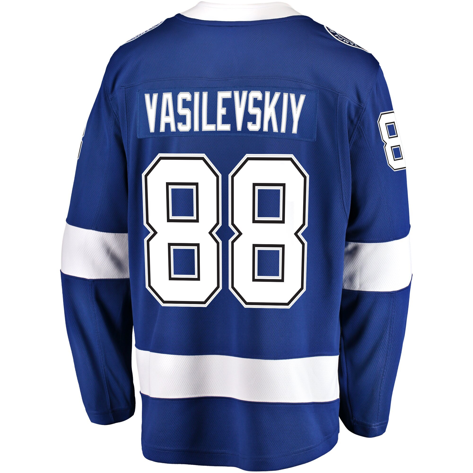 Tampa Bay Lightning Andrei Vasilevskiy Blue Home Premier Breakaway Player NHL Jersey Men's