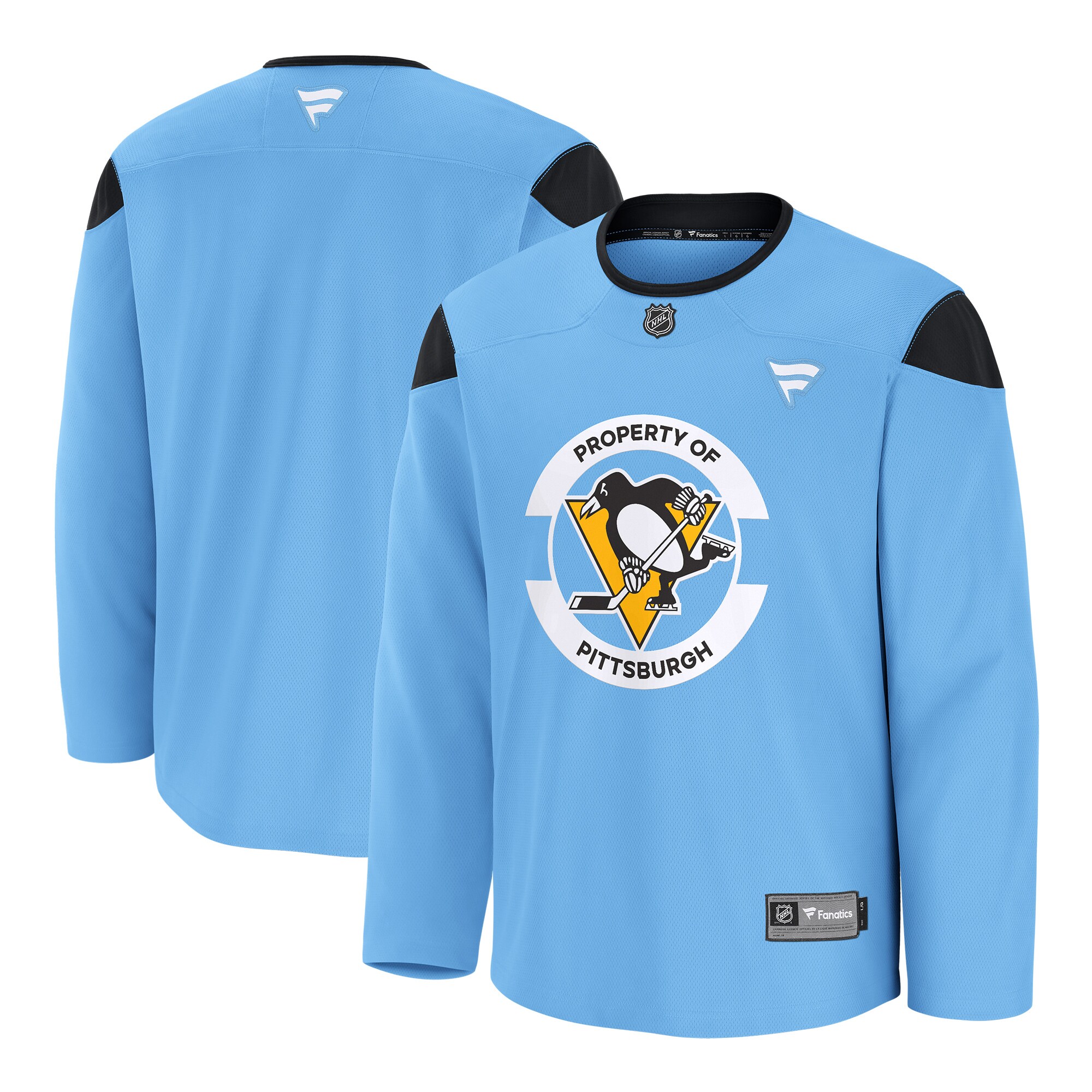 Pittsburgh Penguins Blue Home Practice NHL Jersey Men's