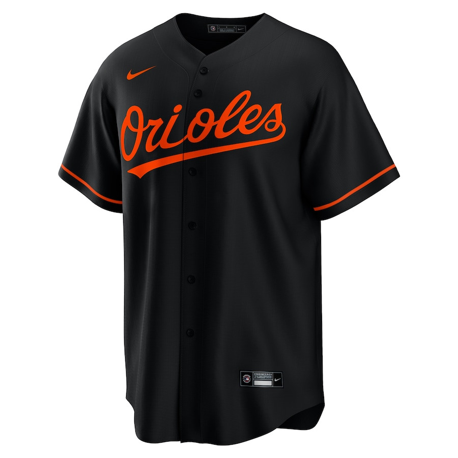 Adley Rutschman 35 Baltimore Orioles Alternate Black MLB Jersey Men's