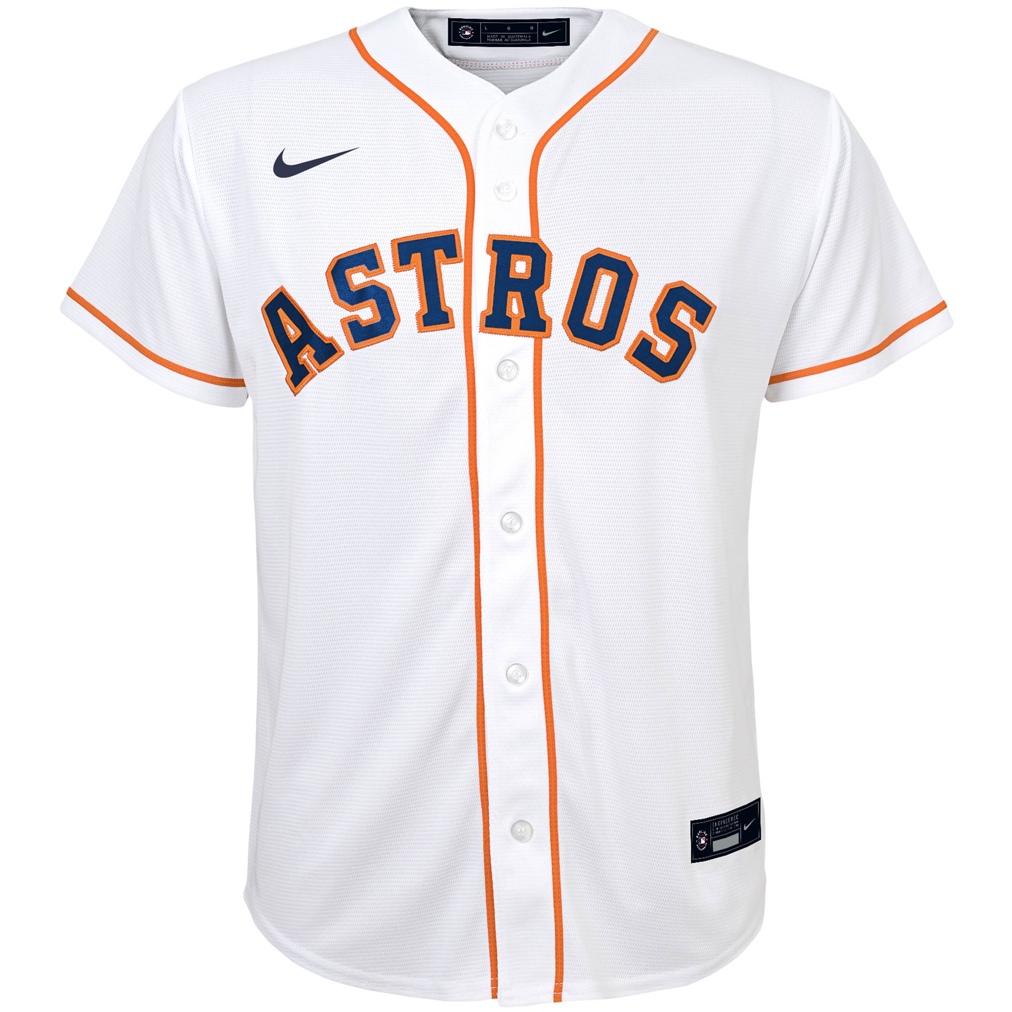 Houston Astros Jose Altuve White Alternate Player MLB Jersey Youth
