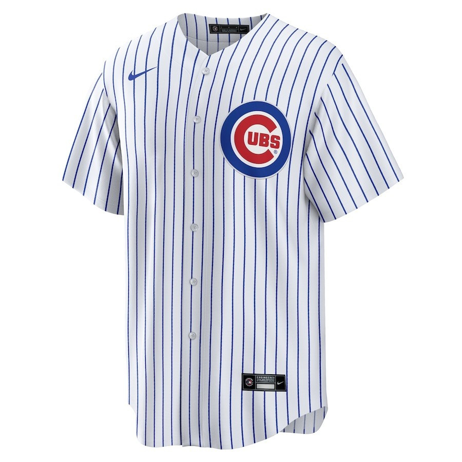 Dansby Swanson 7 Chicago Cubs Home Player White/Royal MLB Jersey Men's