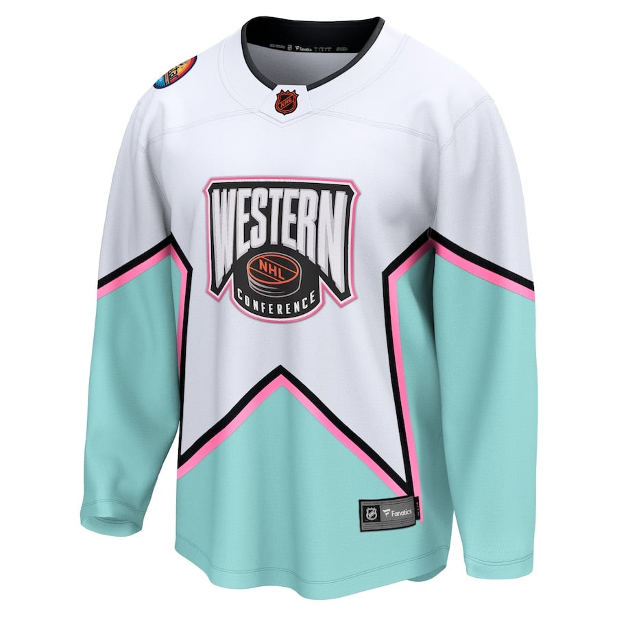 2023 All Star Game Western Conference Breakaway White NHL Jersey Men's