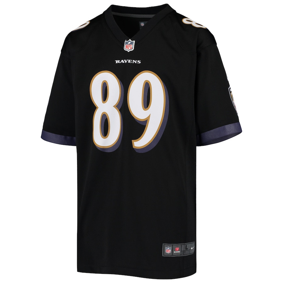 Mark Andrews 89 Baltimore Ravens Game Black NFL Jersey Youth