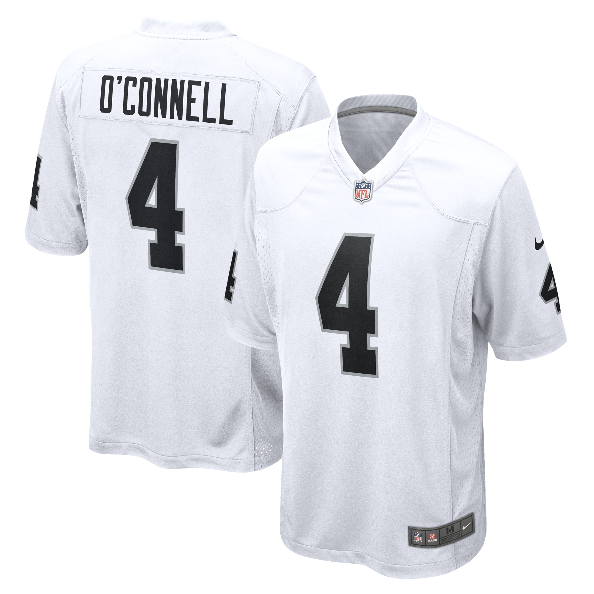 Las Vegas Raiders Aidan O'Connell White Game NFL Jersey Men's