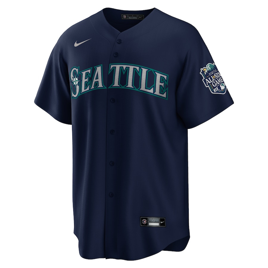 Ichiro Suzuki 51 Seattle Mariners Alternate Navy MLB Jersey Men's