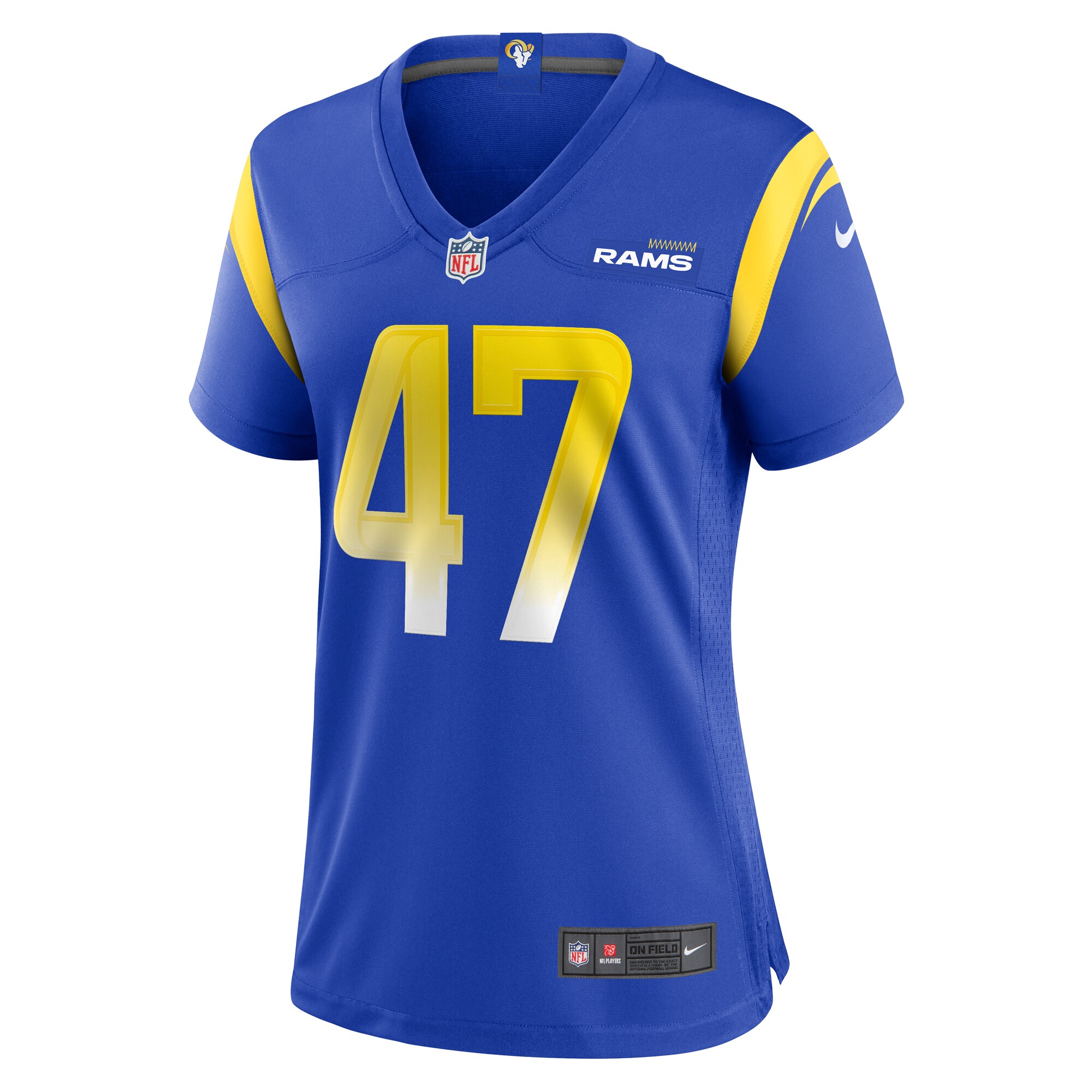 Los Angeles Rams Alex Ward Royal Home Game NFL Jersey Women's