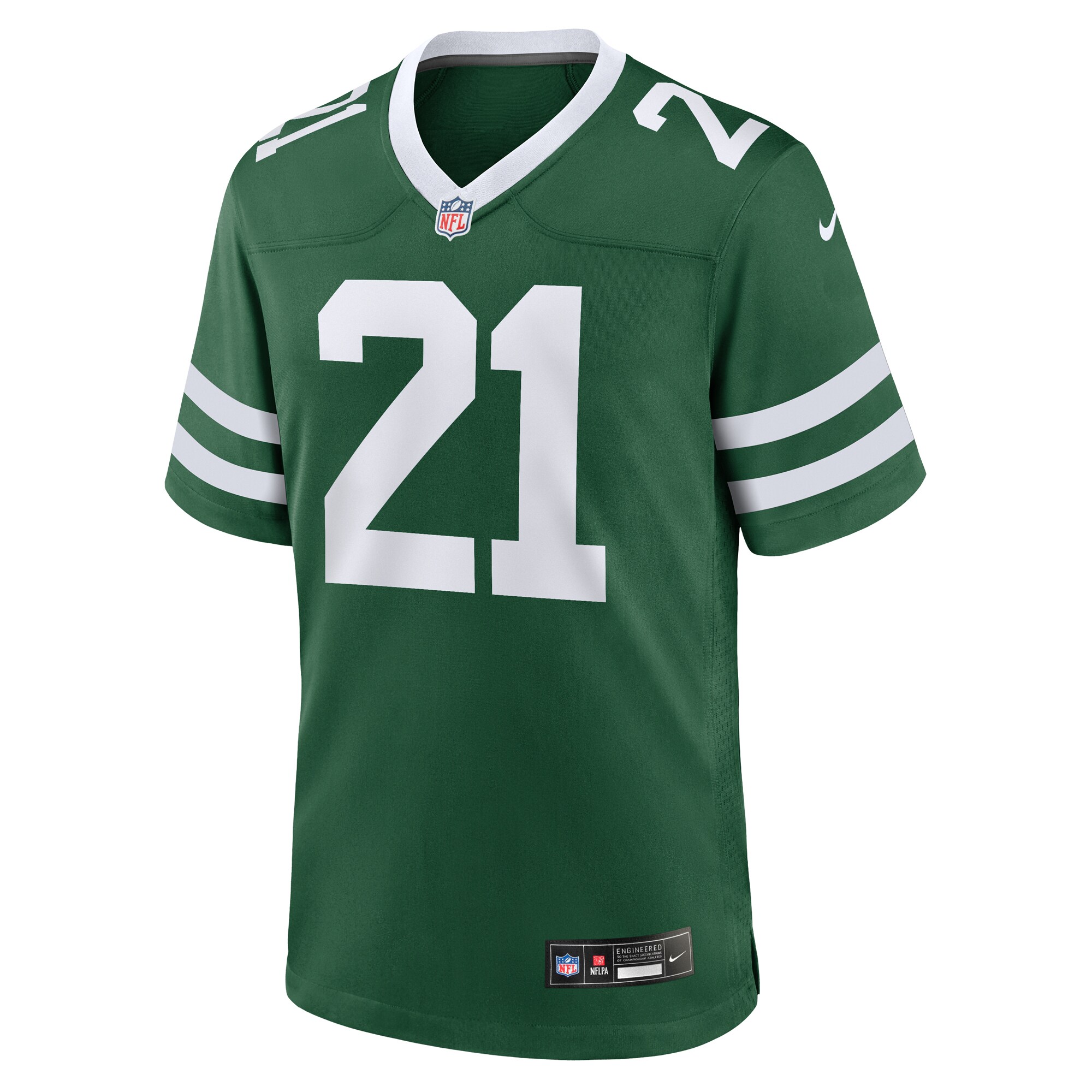 New York Jets Ashtyn Davis Legacy Green Team Game NFL Jersey Men's