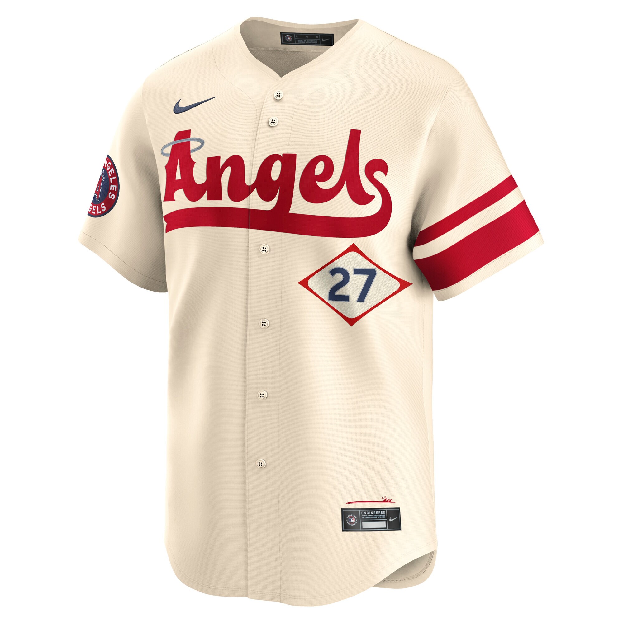 Los Angeles Angels Mike Trout Natural City Connect Limited MLB Jersey Men's