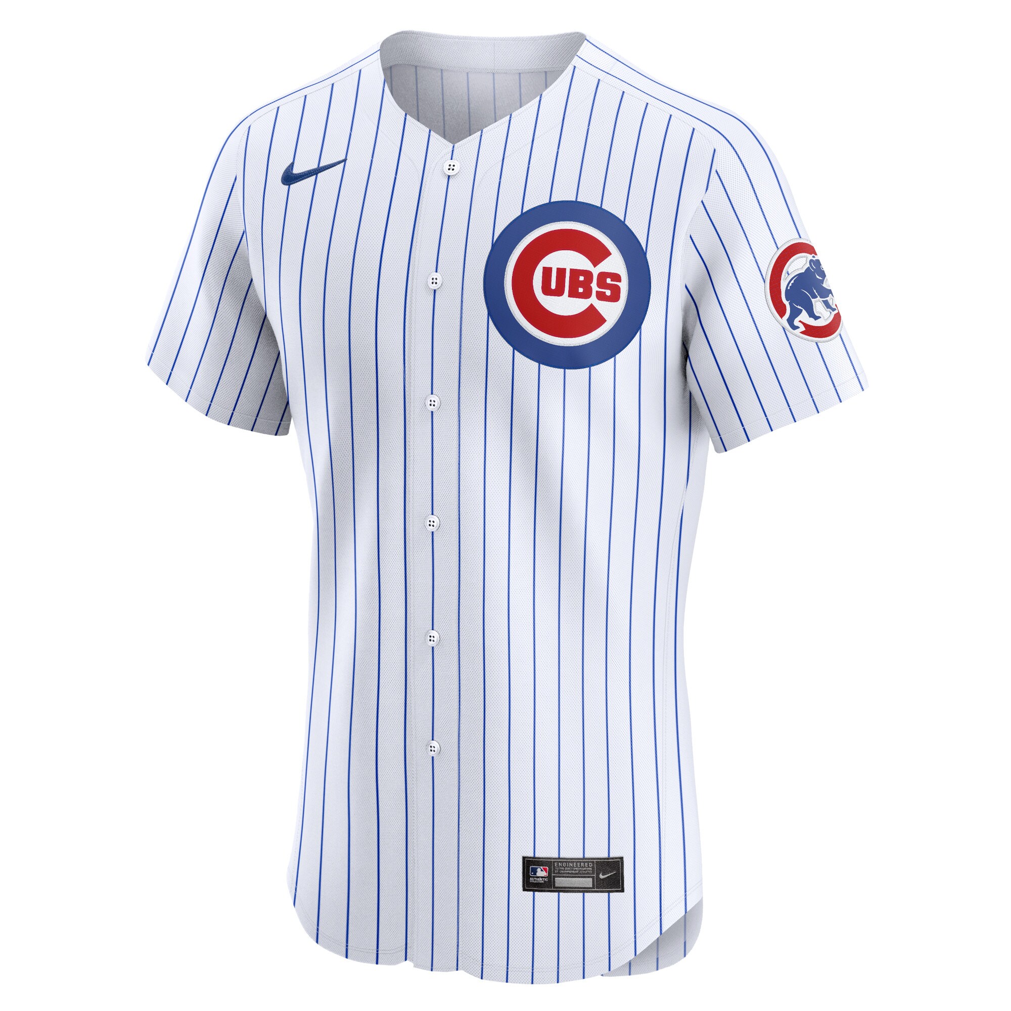 Chicago Cubs White Home Elite MLB Jersey Men's