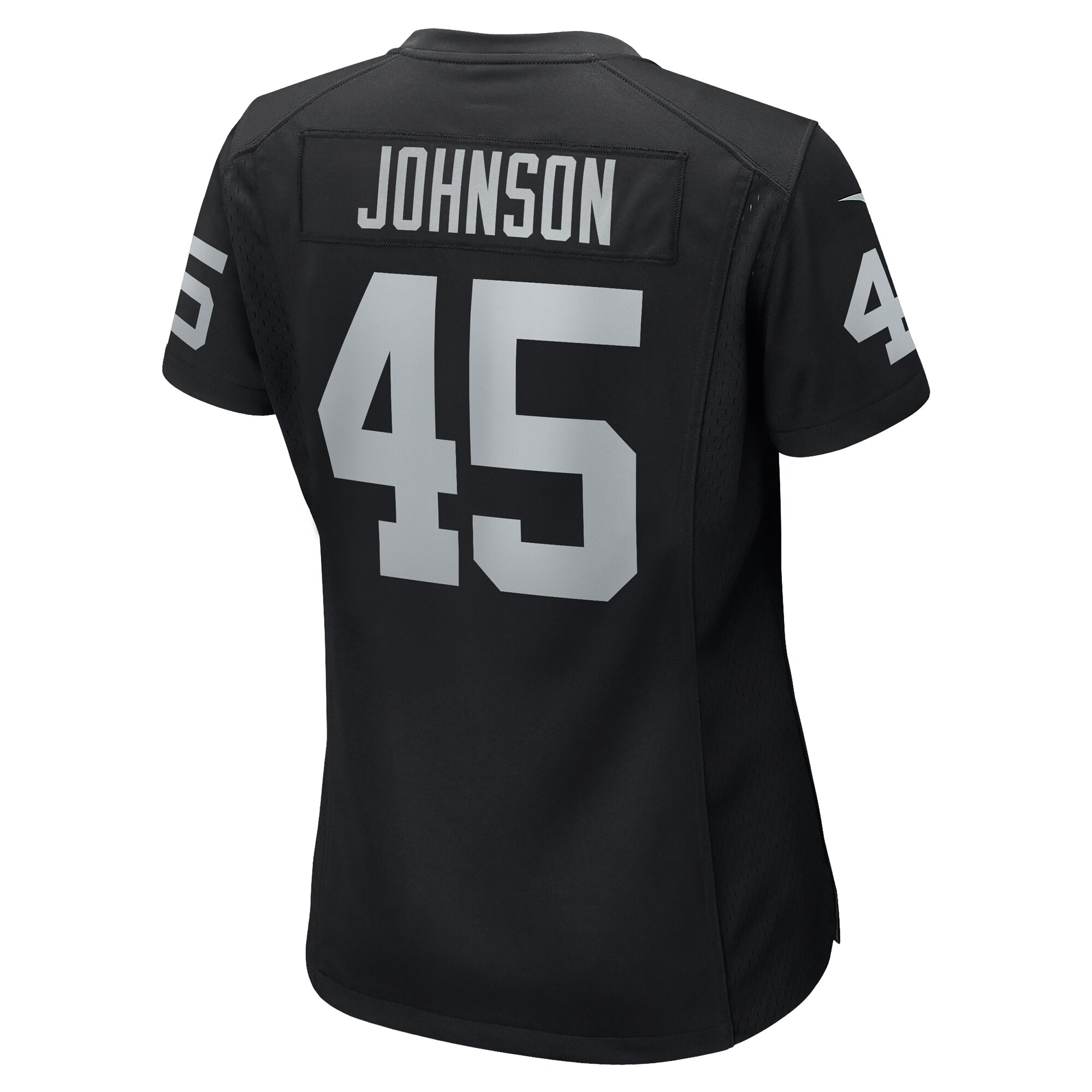 Las Vegas Raiders Jaquan Johnson Black Game Player NFL Jersey Women's