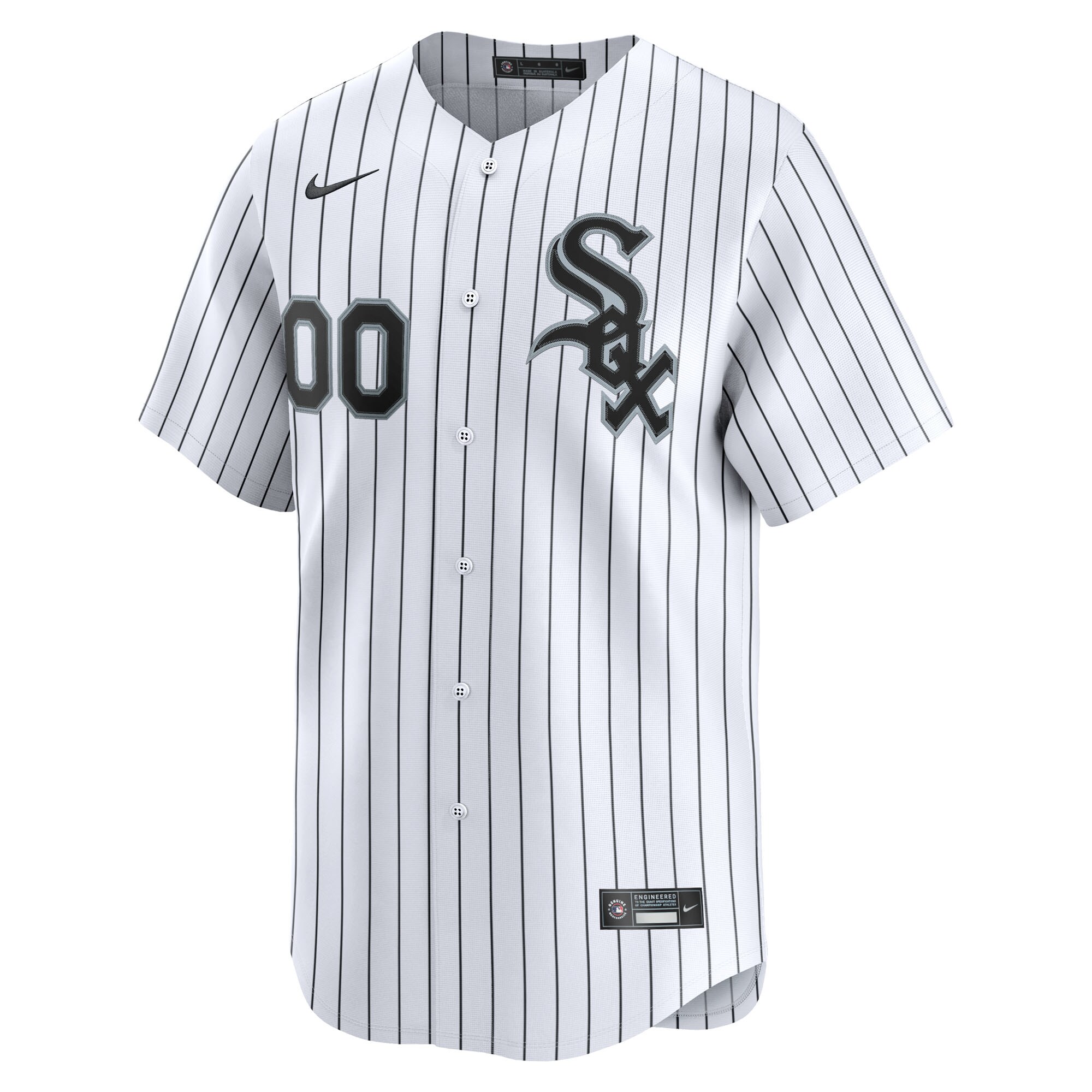 Chicago White Sox White Home Limited Custom MLB Jersey Men's