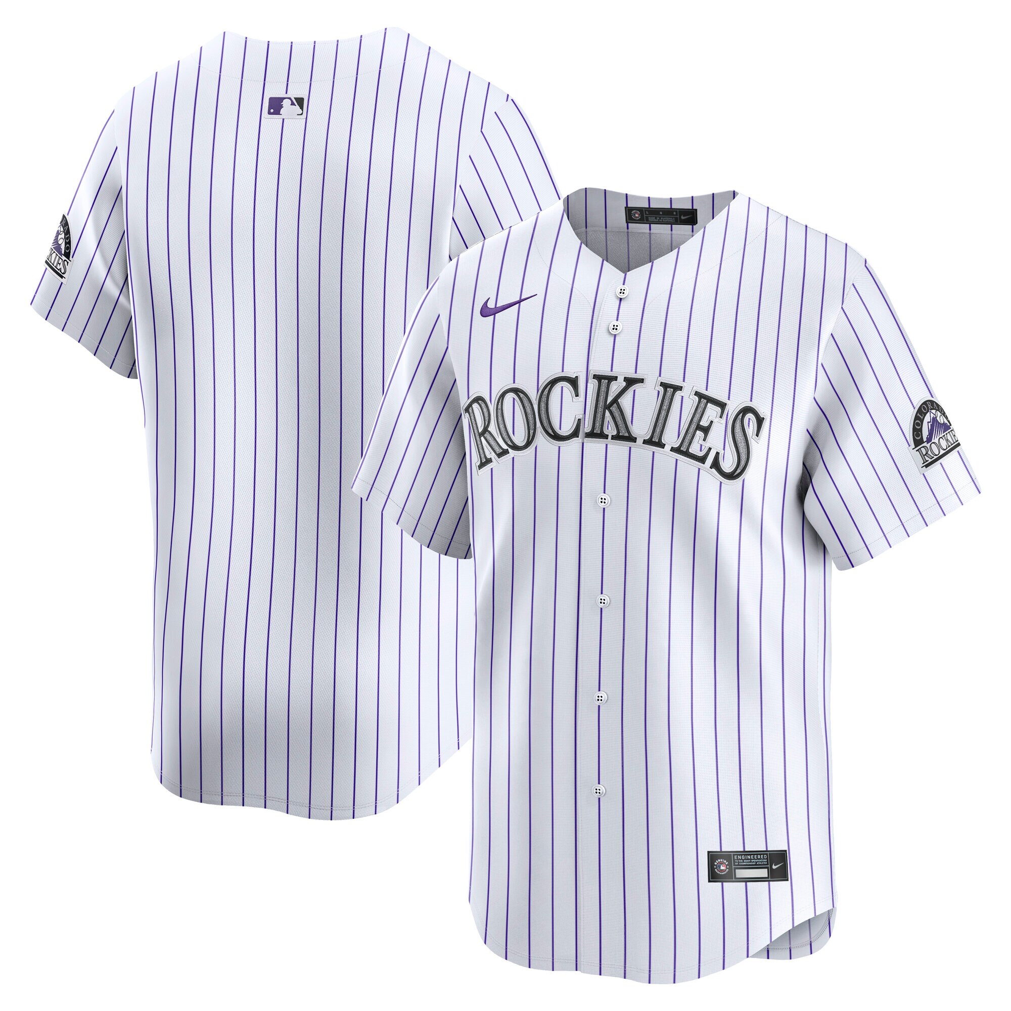 Colorado Rockies White Home Limited MLB Jersey Men's