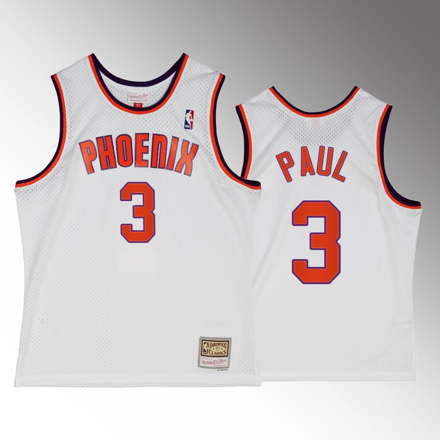 Chris Paul 3 Phoenix Suns Alternat White Hardwood Classics NBA Jersey Men's