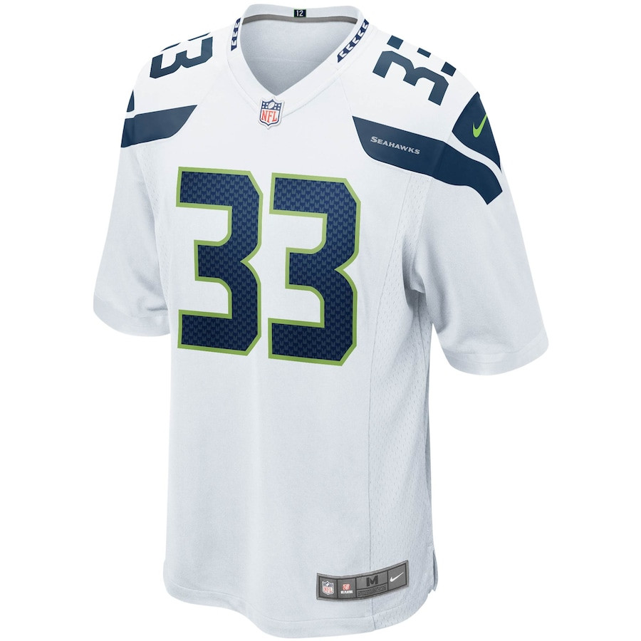 Jamal Adams 33 Seattle Seahawks Game White NFL Jersey Men's