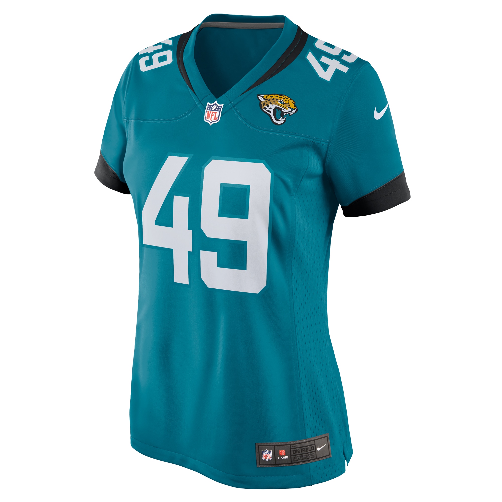 Jacksonville Jaguars Leonard Taylor Teal Game NFL Jersey Women's