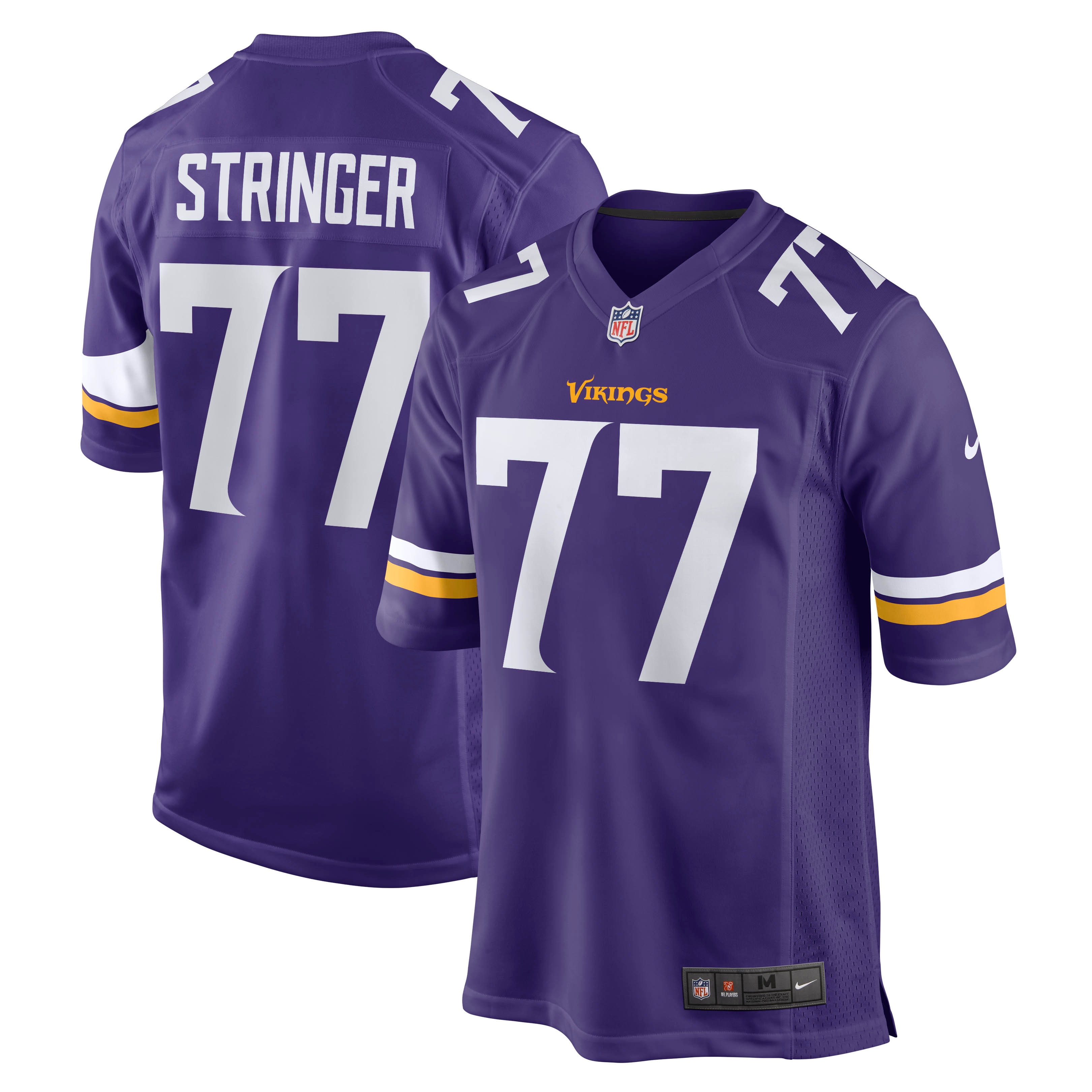 Minnesota Vikings Korey Stringer Purple Retired Player NFL Jersey Men's