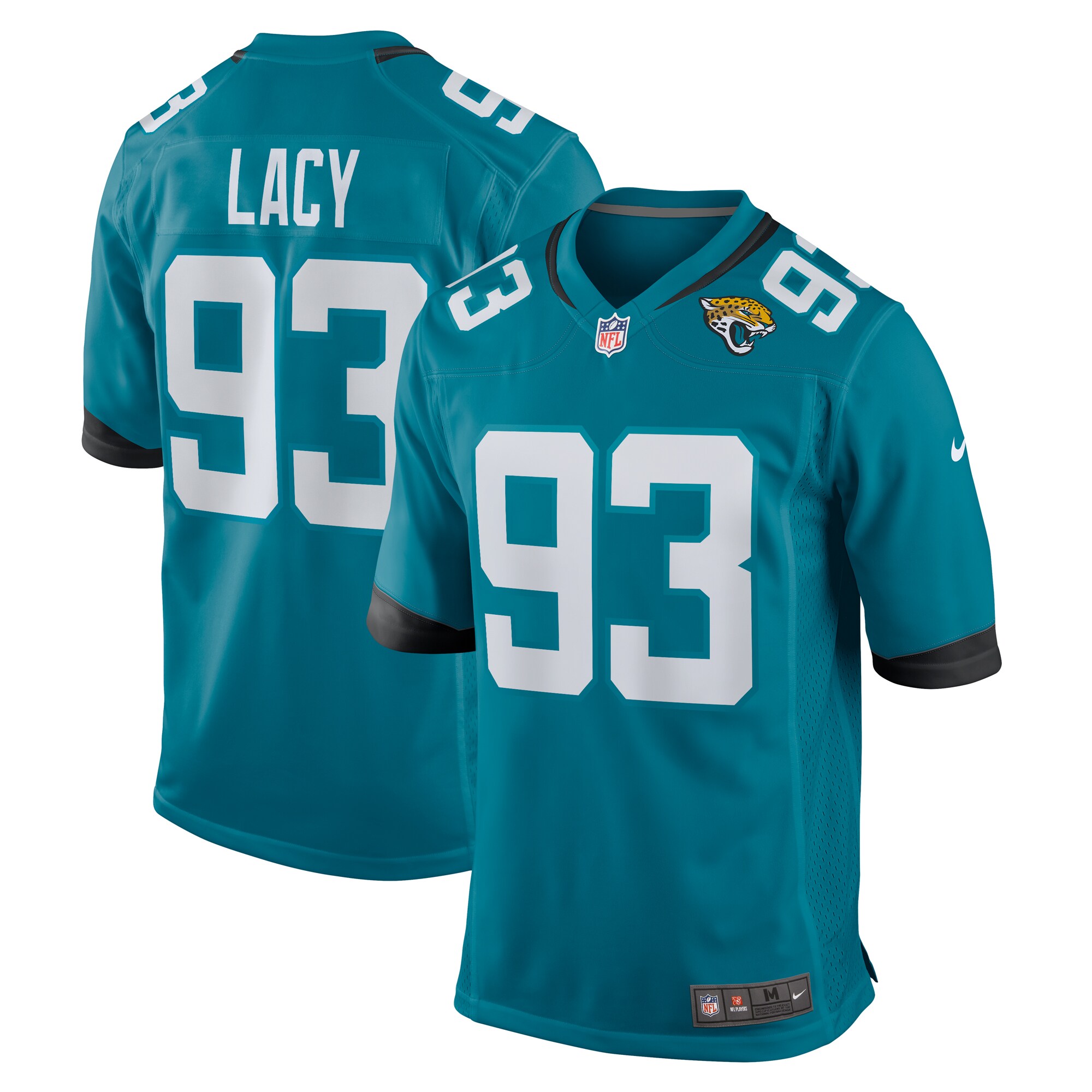 Jacksonville Jaguars Tyler Lacy Teal Team Game NFL Jersey Men's