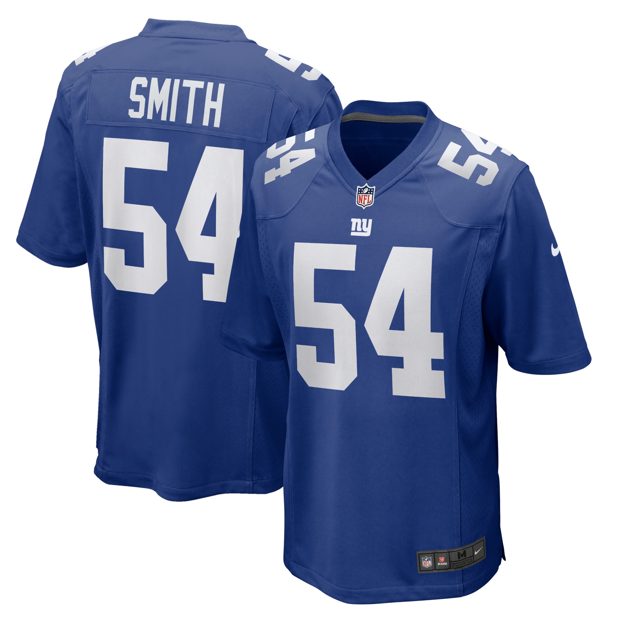 New York Giants Jaylon Smith Royal Home Game Player NFL Jersey Men's