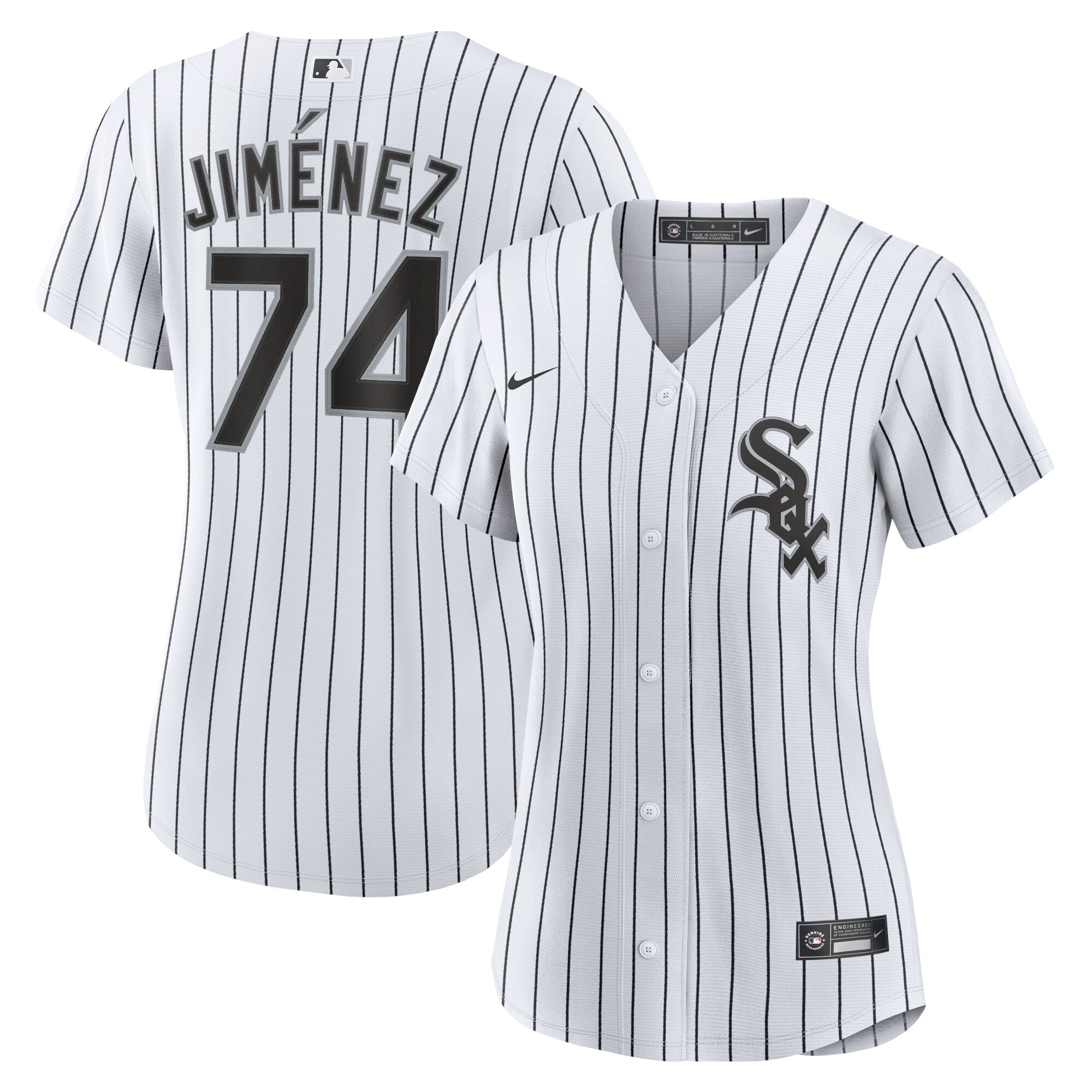 Chicago White Sox Eloy Jimenez White Home Player MLB Jersey Women's