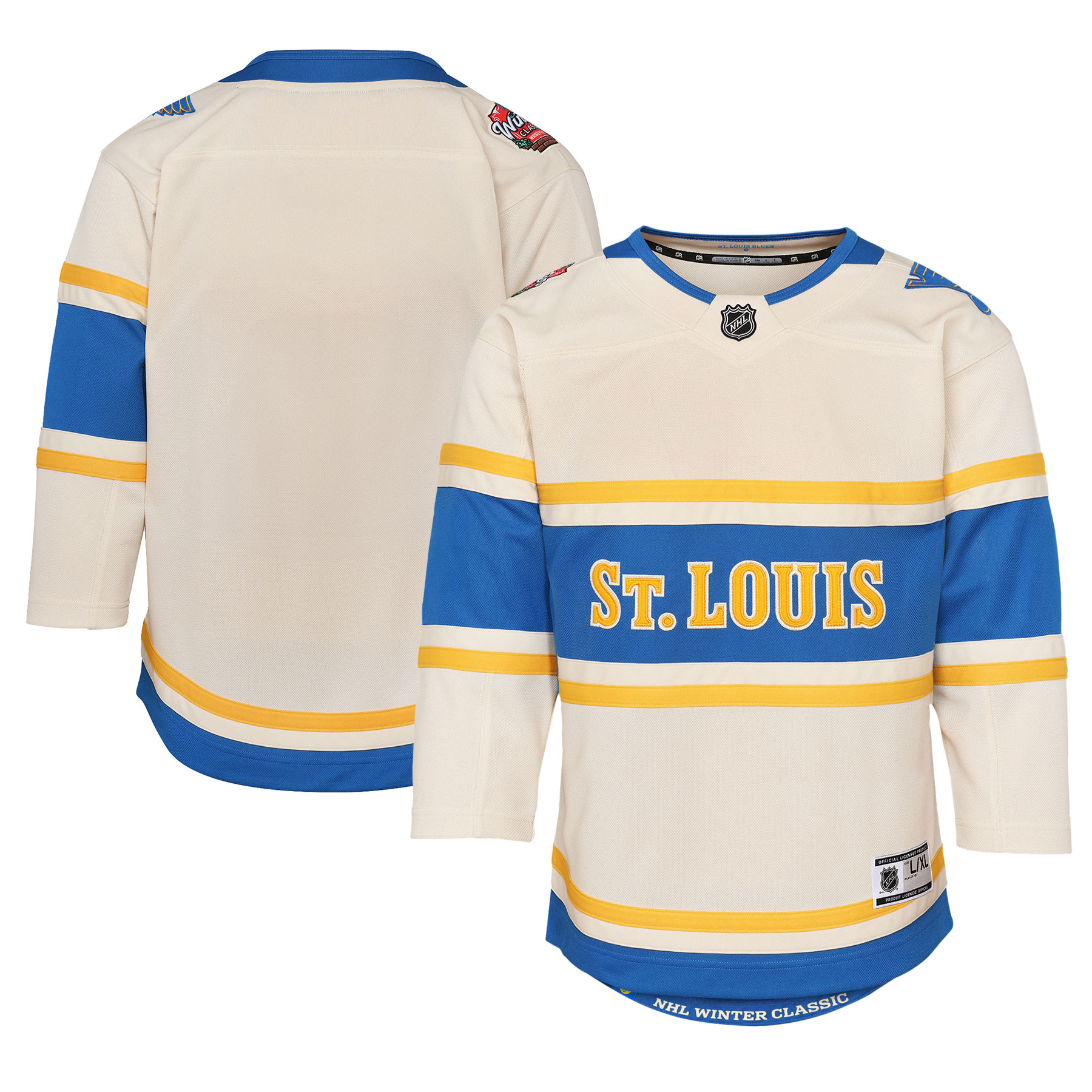 St. Louis Blues Cream 2025 Winter Classic Premier NHL Jersey Youth