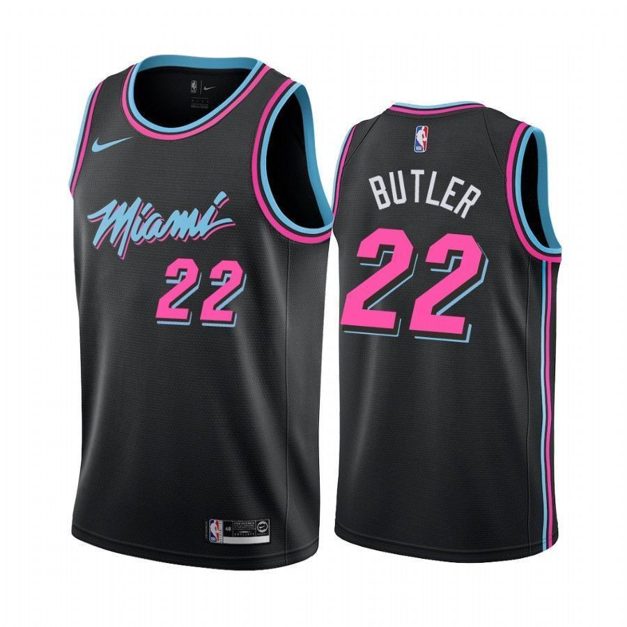 Miami Heat Jimmy Butler 22 City NBA Jersey Men's