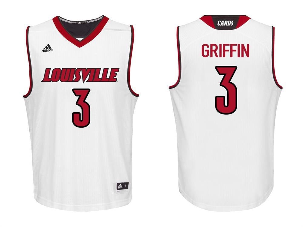 Jo Griffin White College Louisville Cardinals NCAA Jersey Men's