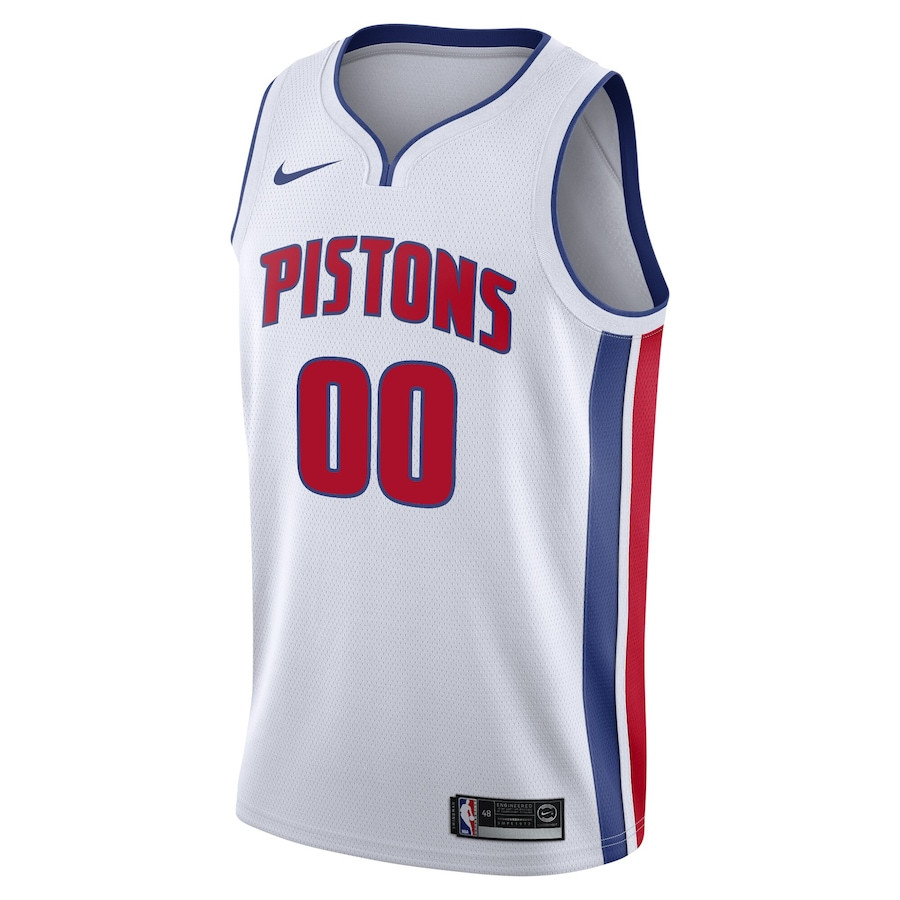 Detroit Pistons 2023/24 Association Swingman Custom White NBA Jersey Men's