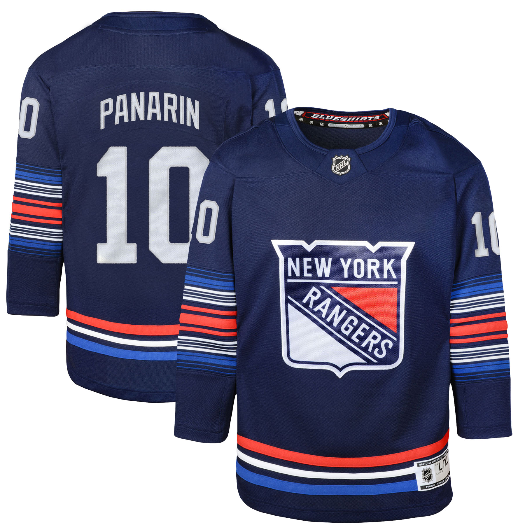 New York Rangers Artemi Panarin Navy Alternate Premier Player NHL Jersey Youth