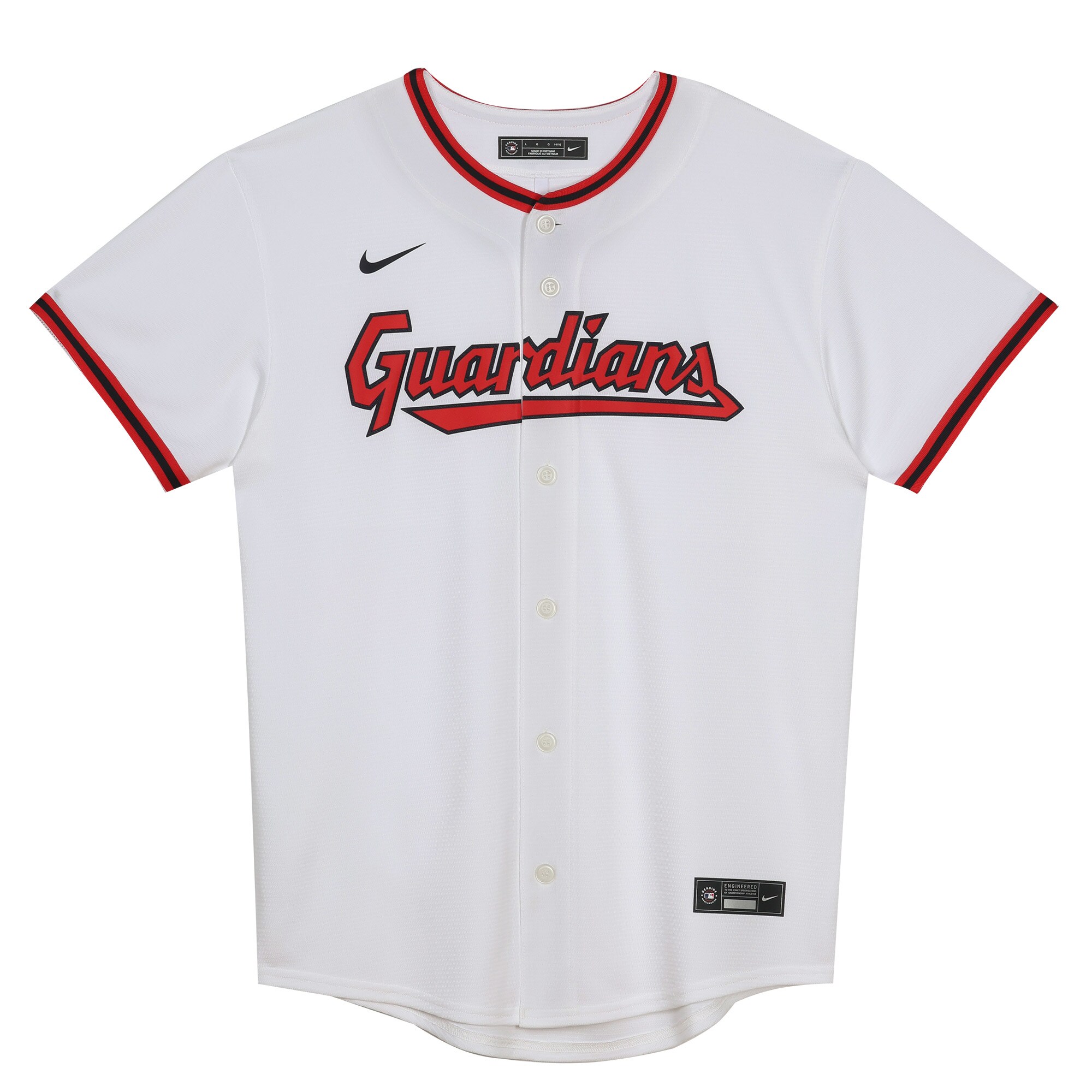 Infant Cleveland Guardians White Home Blank MLB Jersey Men's