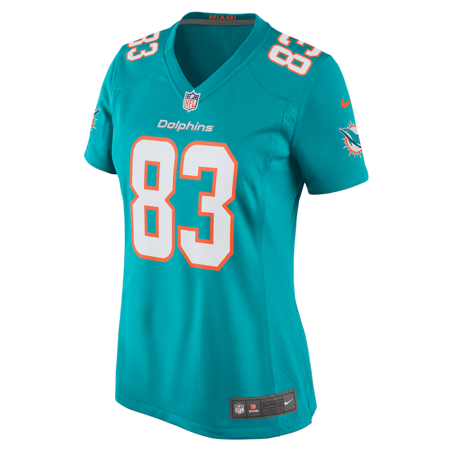 Chase Claypool 83 Miami Dolphins Game Aqua NFL Jersey Women's