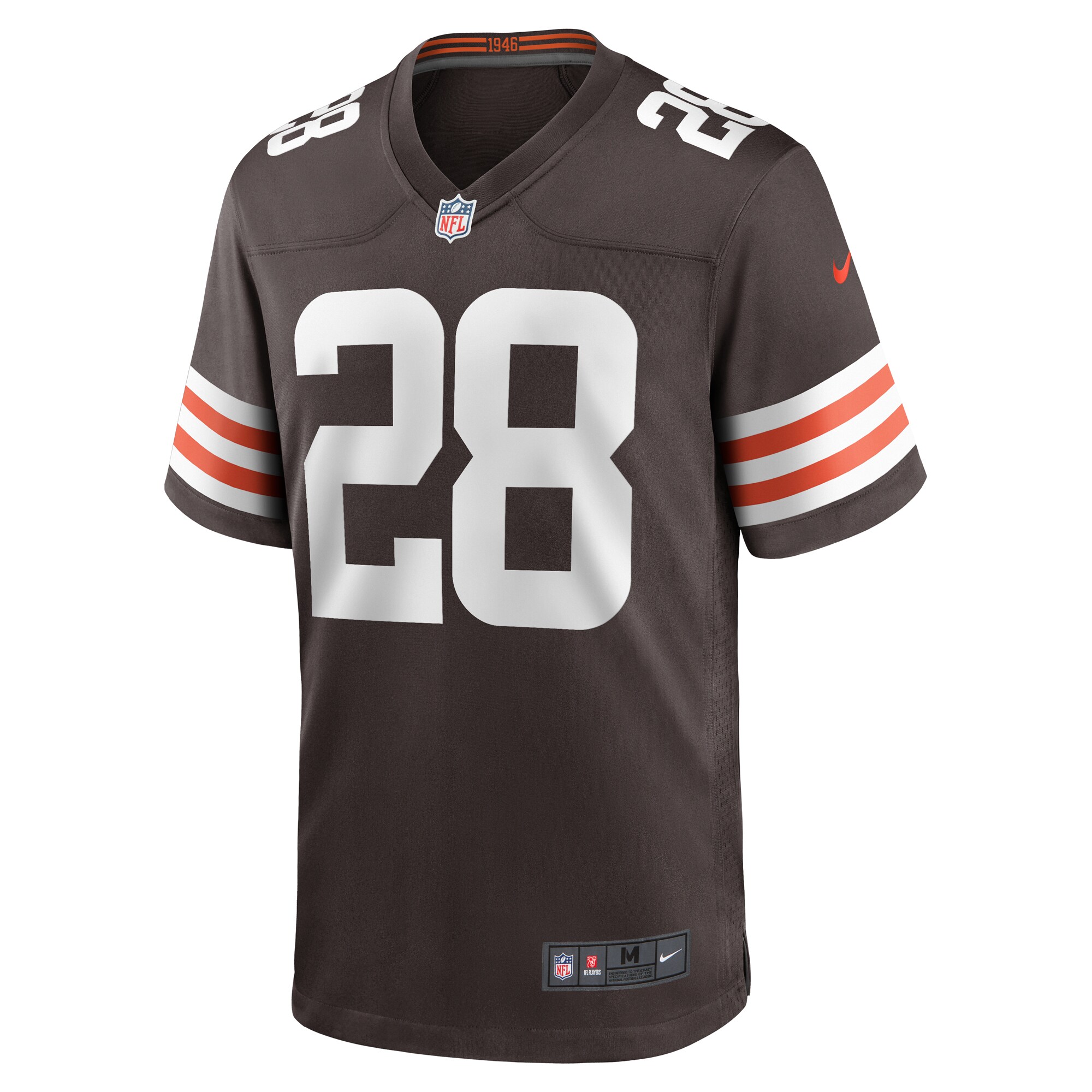Cleveland Browns Mike Ford Brown Team Game NFL Jersey Men's