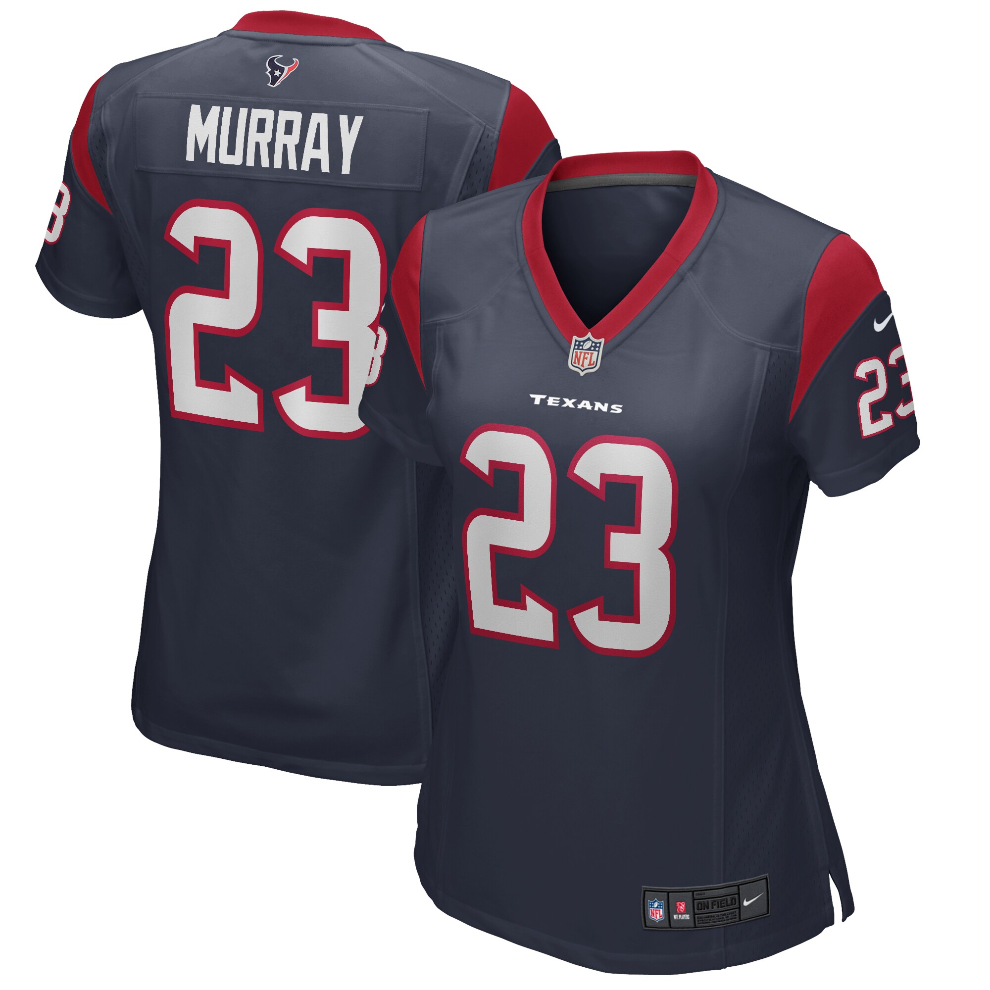 Houston Texans Eric Murray Navy Player Game NFL Jersey Women's