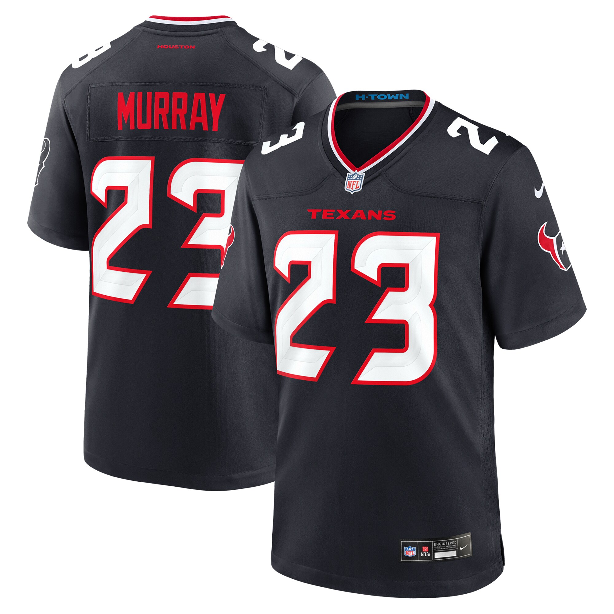 Houston Texans Eric Murray Navy Team Game NFL Jersey Men's