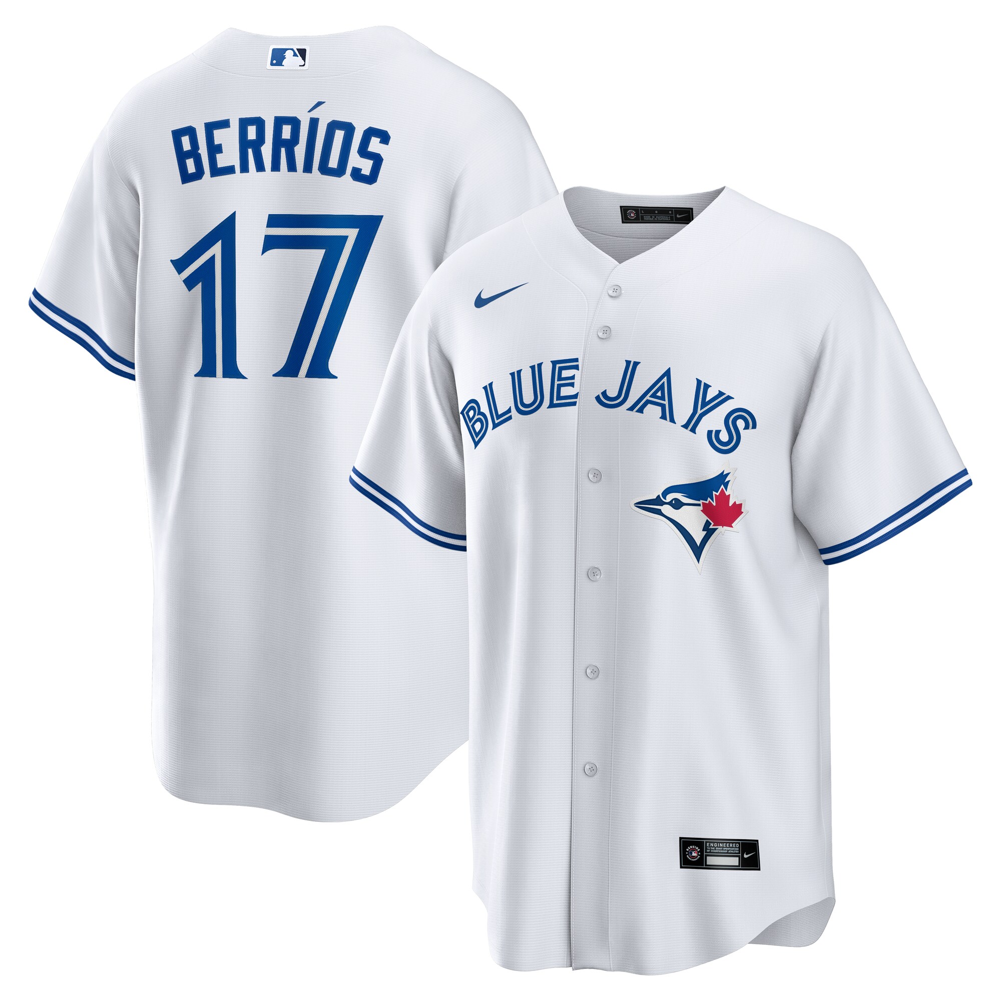 Toronto Blue Jays Jose Berrios White Home MLB Jersey Men's