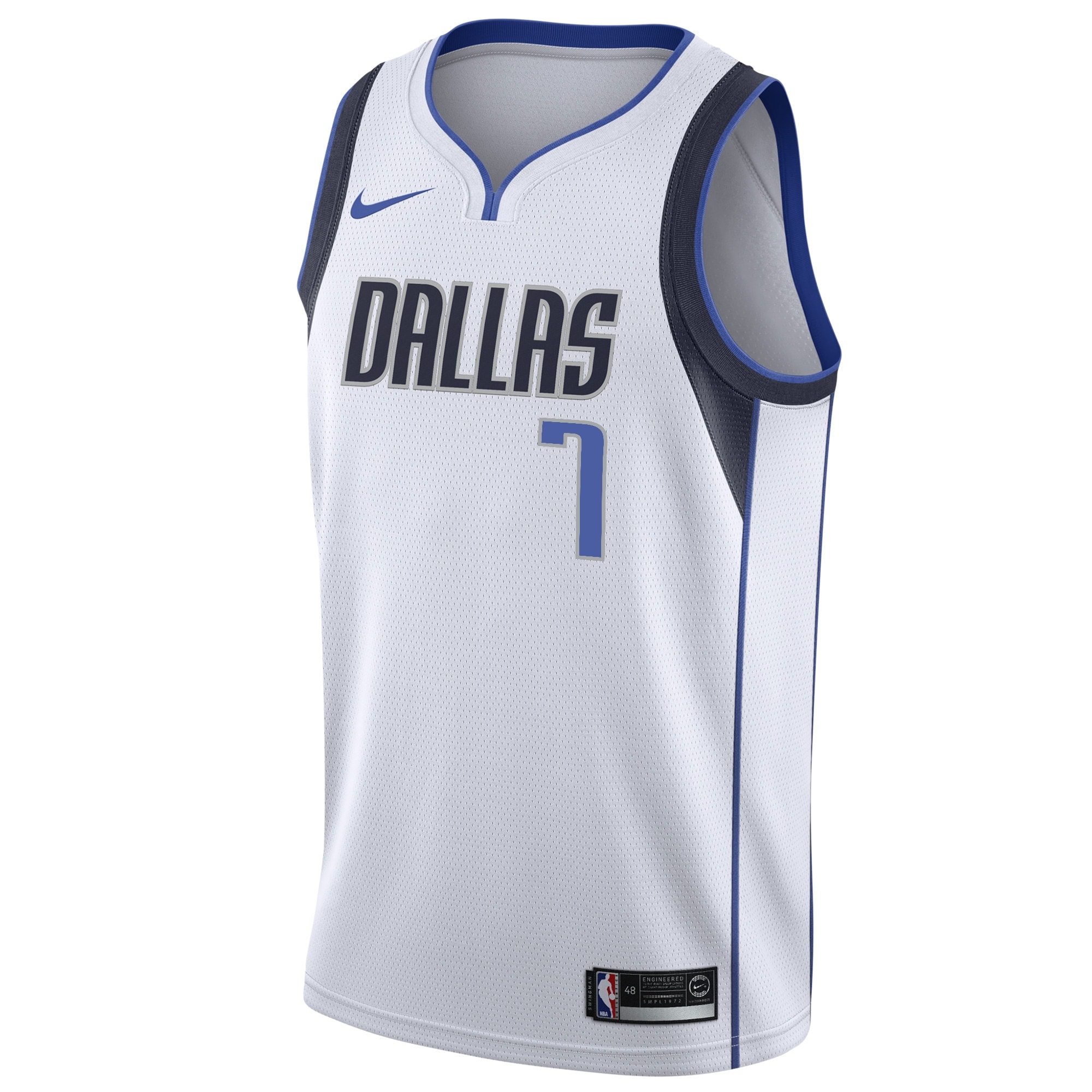 Dallas Mavericks Association Edition Swingman White Dwight Powell NBA Jersey Men's
