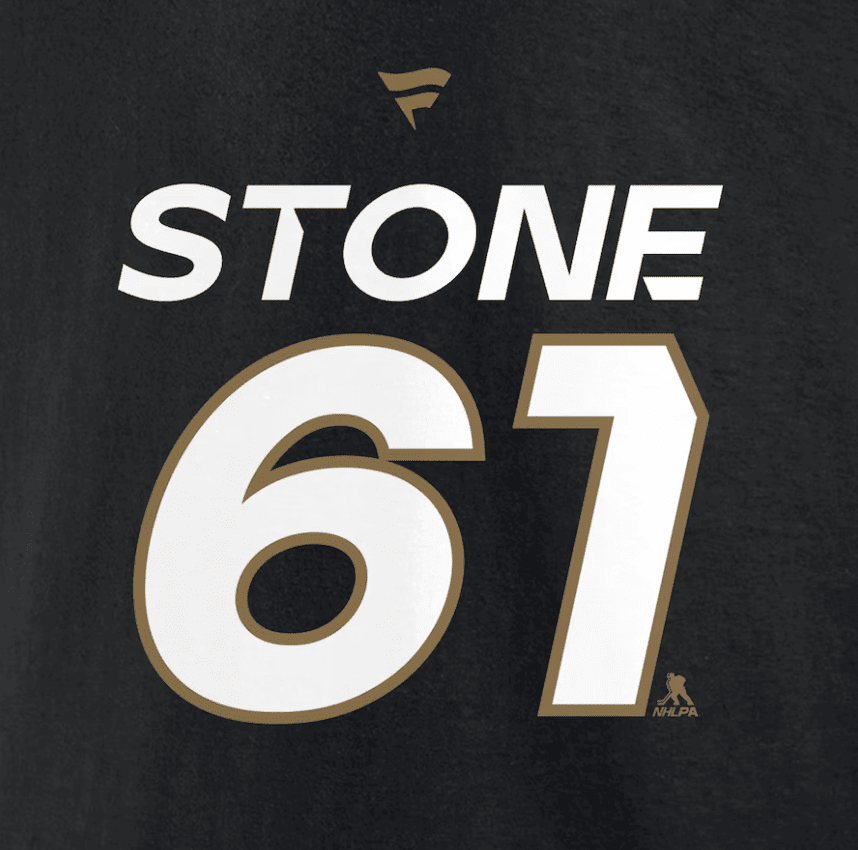 Mark Stone 61 Vegas Golden Knights 2023 Stanley Cup Final T-Shirt Black NHL Jersey Men's
