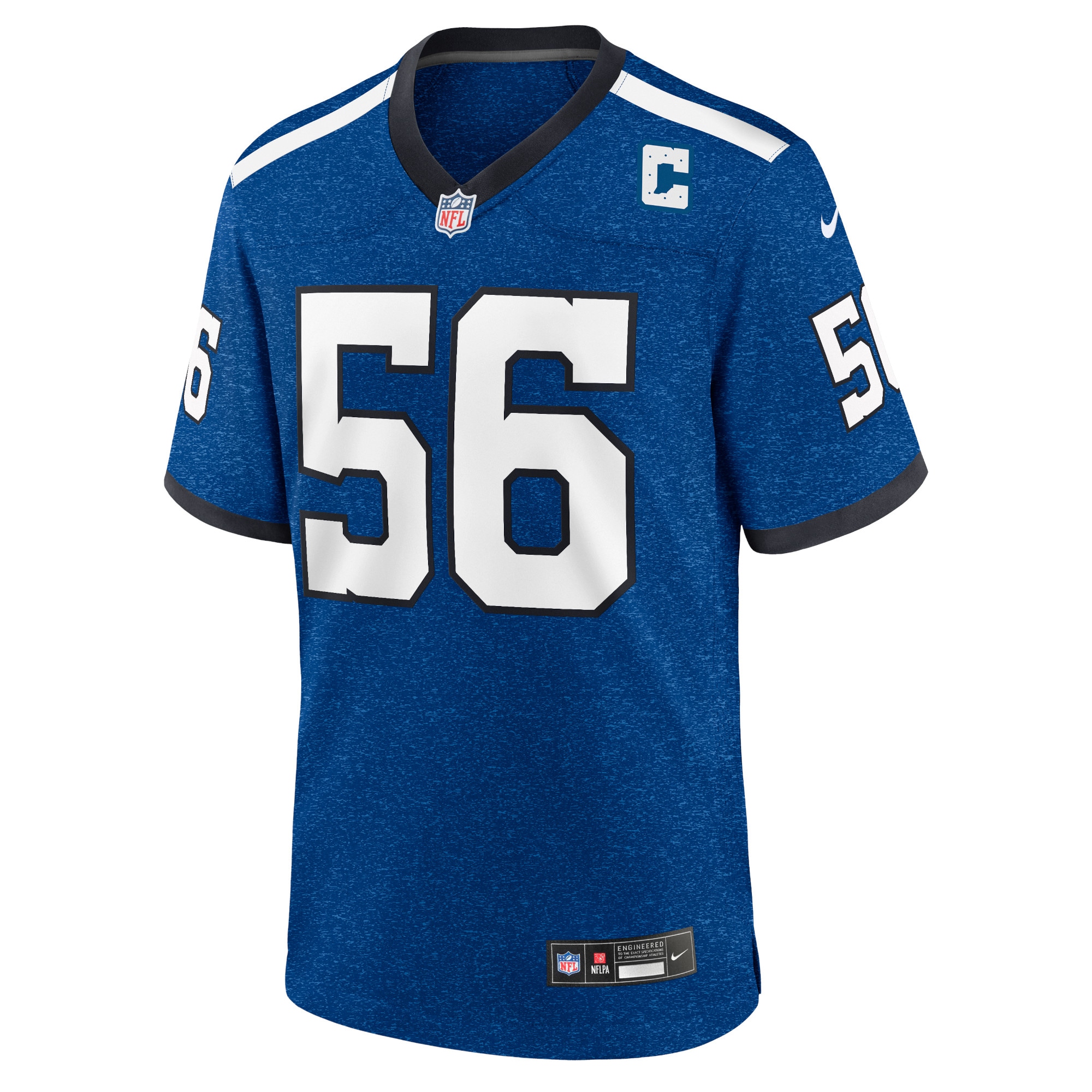 Indianapolis Colts Quenton Nelson Royal Indiana Nights Alternate Game NFL Jersey Men's