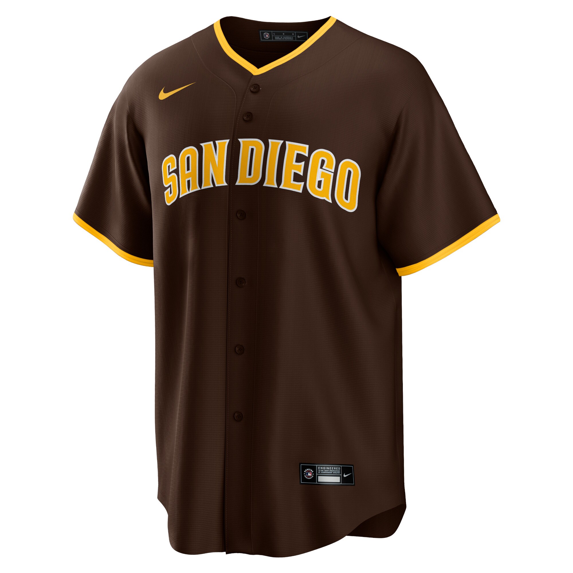 San Diego Padres Fernando Tatis Jr. Brown Alternate Player MLB Jersey Men's