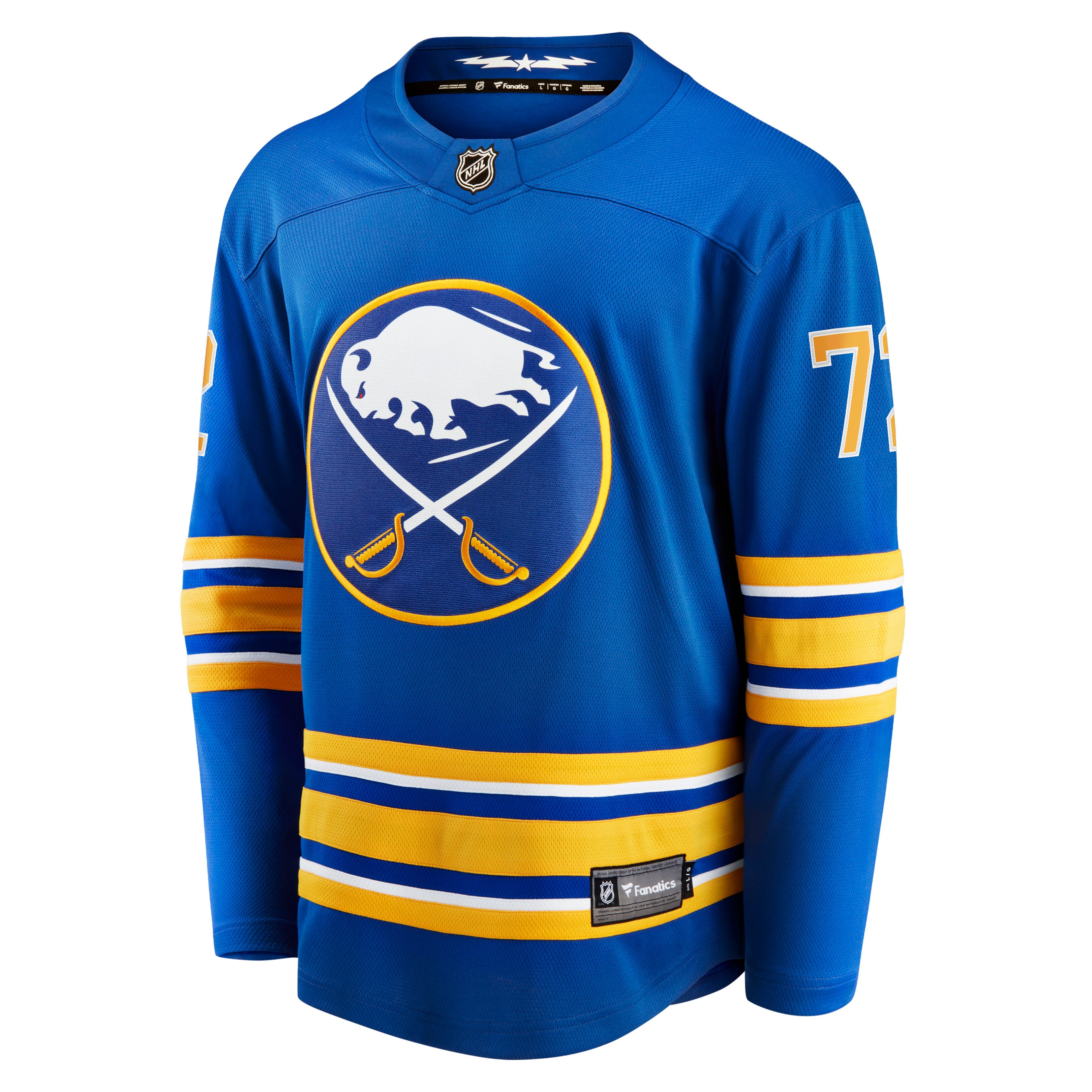 Buffalo Sabres Tage Thompson Royal Home Breakaway Player NHL Jersey Men's
