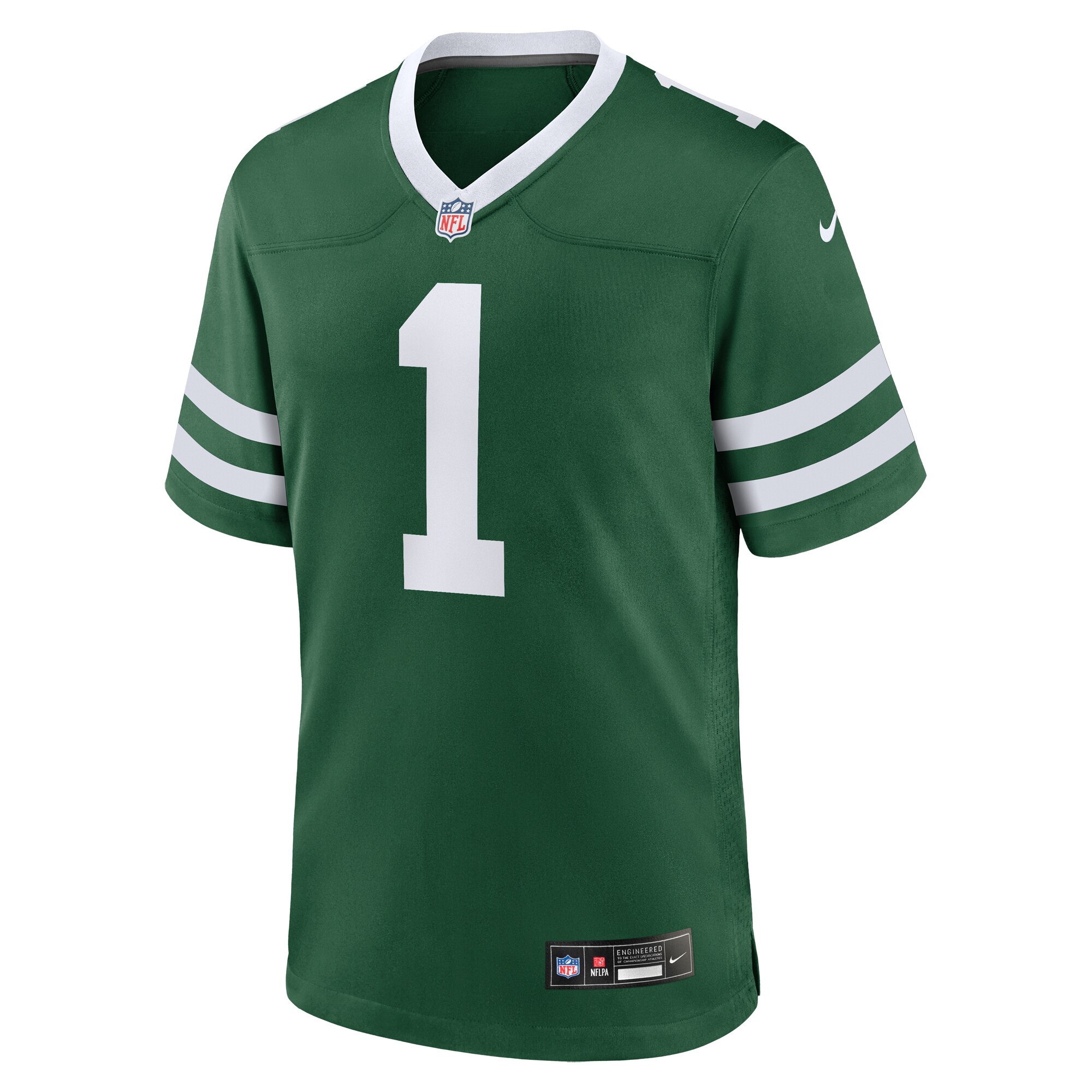 New York Jets Legacy Green #1 Dad Game NFL Jersey Men's