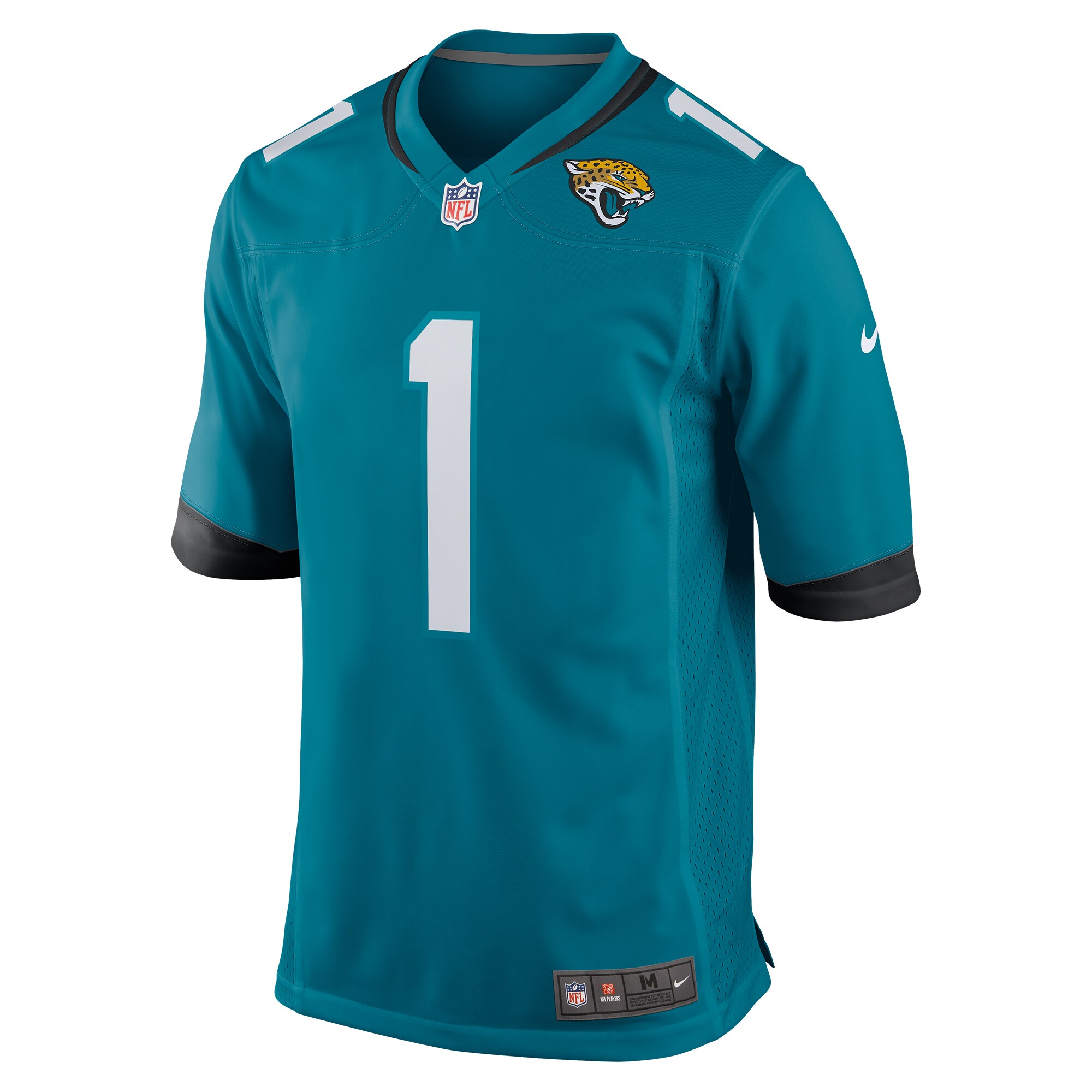 Jacksonville Jaguars Travis Etienne Teal Game NFL Jersey Men's