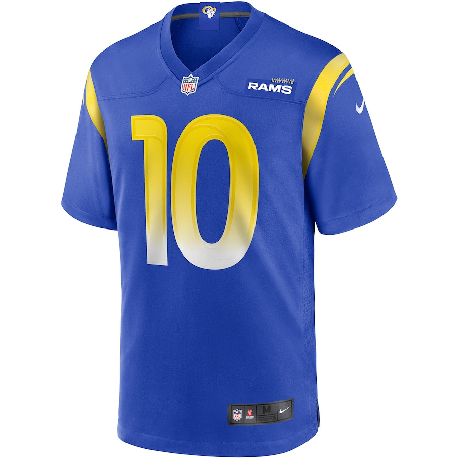Cooper Kupp 10 Los Angeles Rams Game Royal NFL Jersey Men's