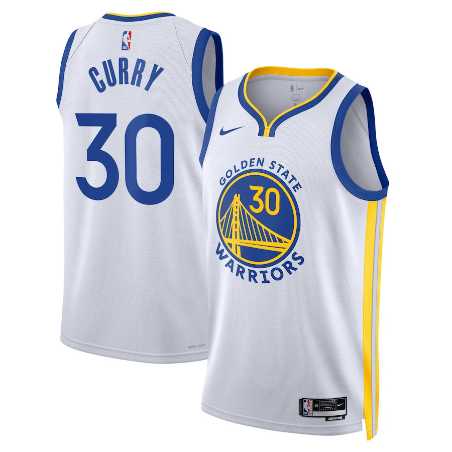 Stephen Curry 30 Golden State Warriors Unisex Swingman Association Editio White NBA Jersey Unisex