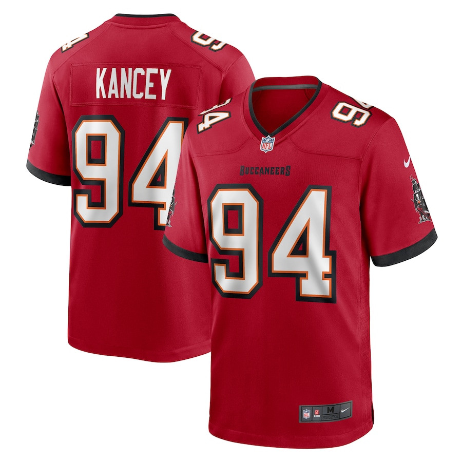 Calijah Kancey 94 Tampa Bay Buccaneers Game Red NFL Jersey Men's